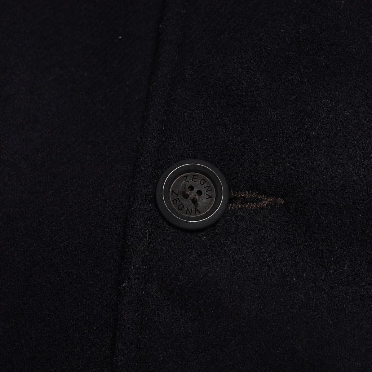Ermenegildo Zegna Ermenegildo Zegna Reversible Wool Navy Cotton Brown Coat Size US M / EU 48-50 / 2 - 8 Thumbnail