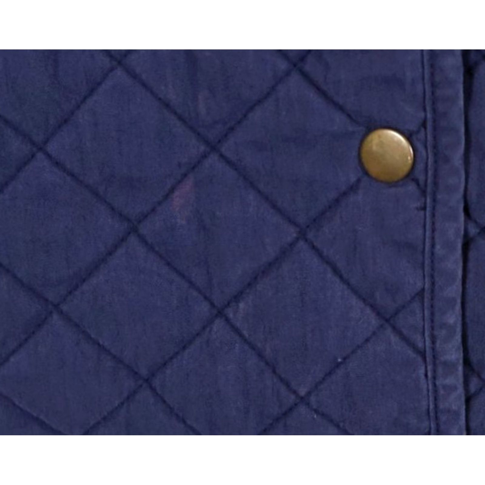 Vintage Duluth Quilted Jacket Women Medium Dark Blue Cotton Snap Button Insulated Size M / US 6-8 / IT 42-44 - 4 Thumbnail
