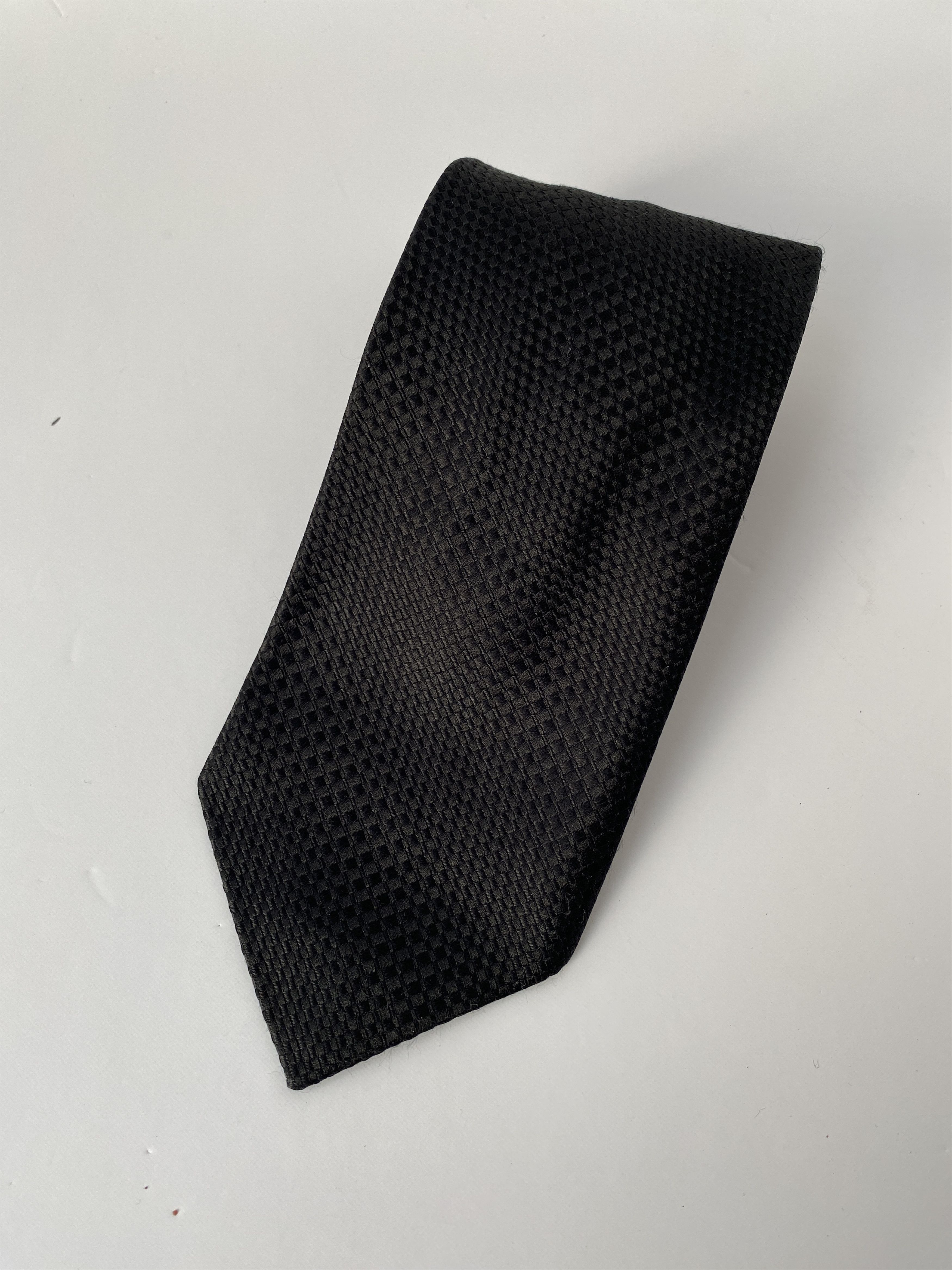 Versace Gianni Versace Black Silk Tie Size ONE SIZE - 4 Thumbnail
