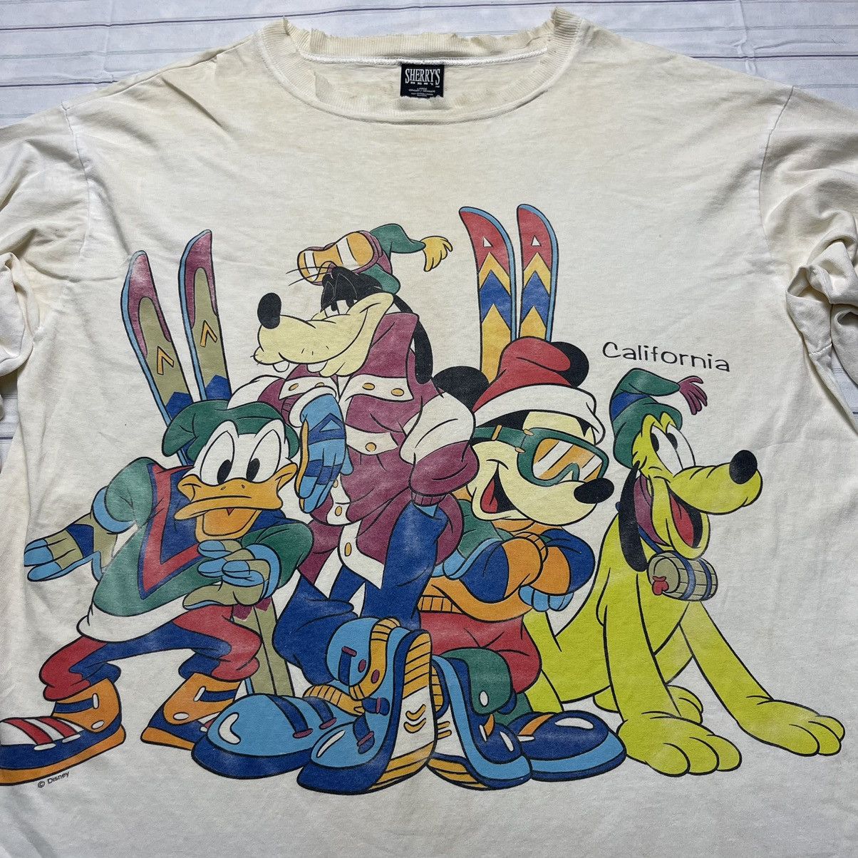 Cartoon Network × Disney × Vintage distress Vintage Disney Mickey x Donald duck x Guffy x pluto Size US L / EU 52-54 / 3 - 2 Thumbnail