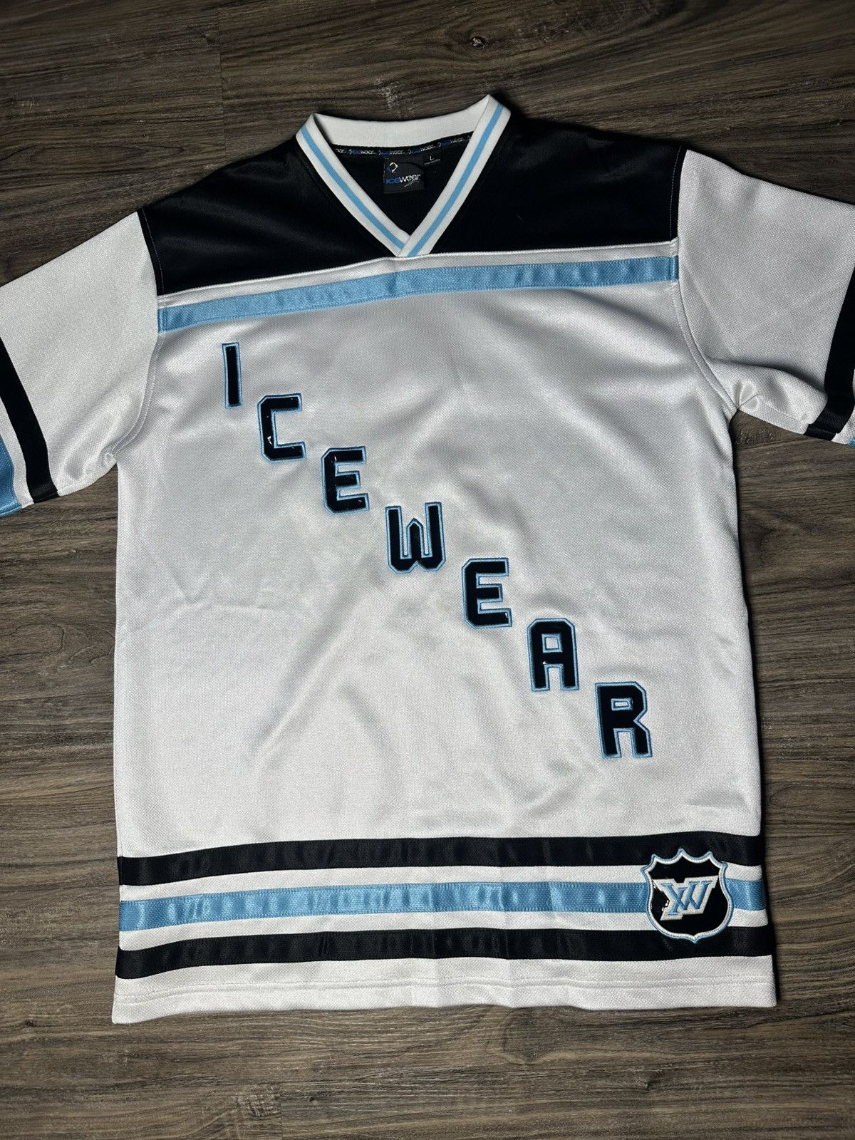 Other Crazy vintage Y2K Hockey jersey t-shirt Size US L / EU 52-54 / 3 - 4 Thumbnail