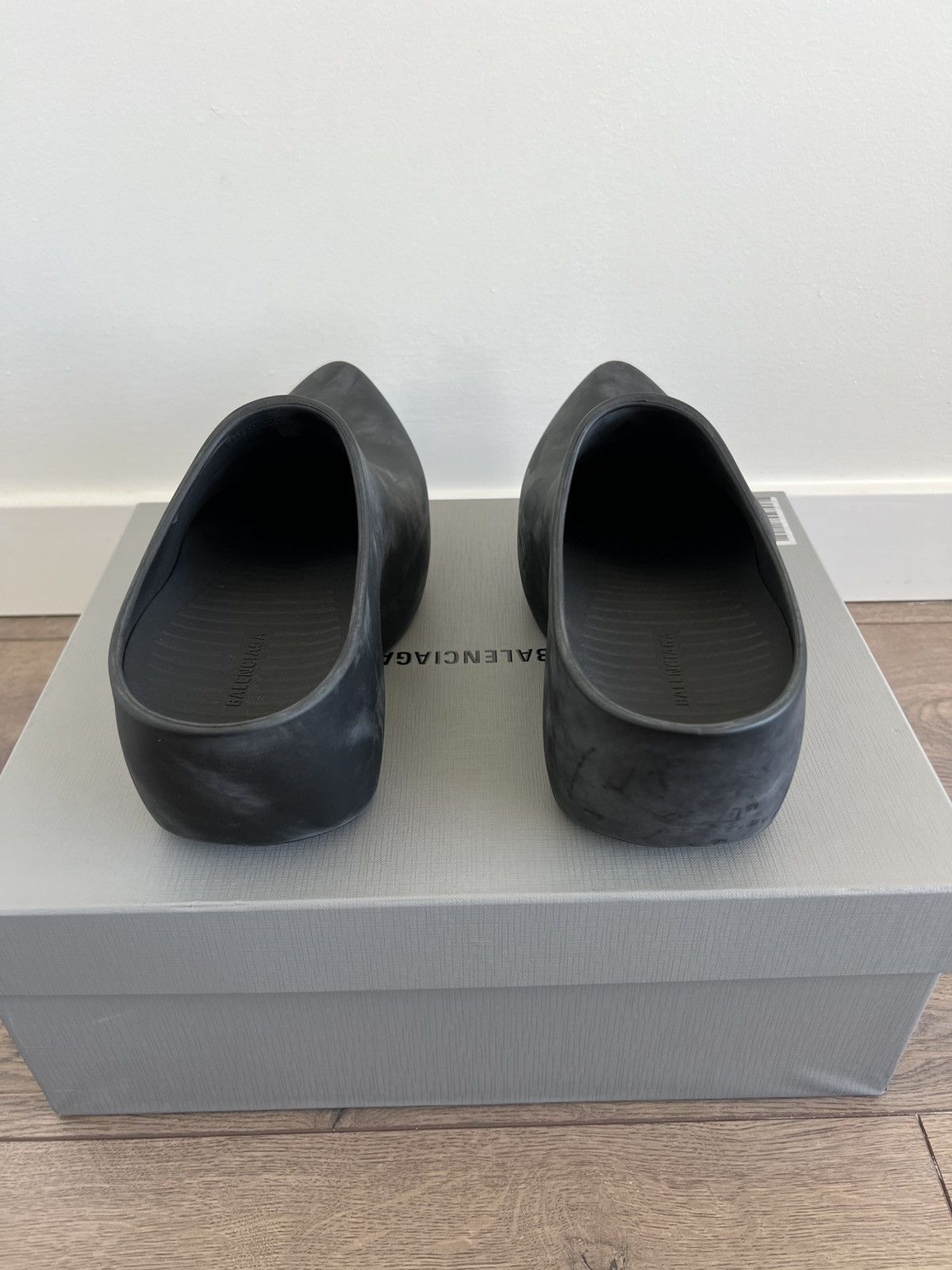Balenciaga Balenciaga Rubber Technoclog Matte Black 40 Size US 7 / EU 40 - 7 Thumbnail