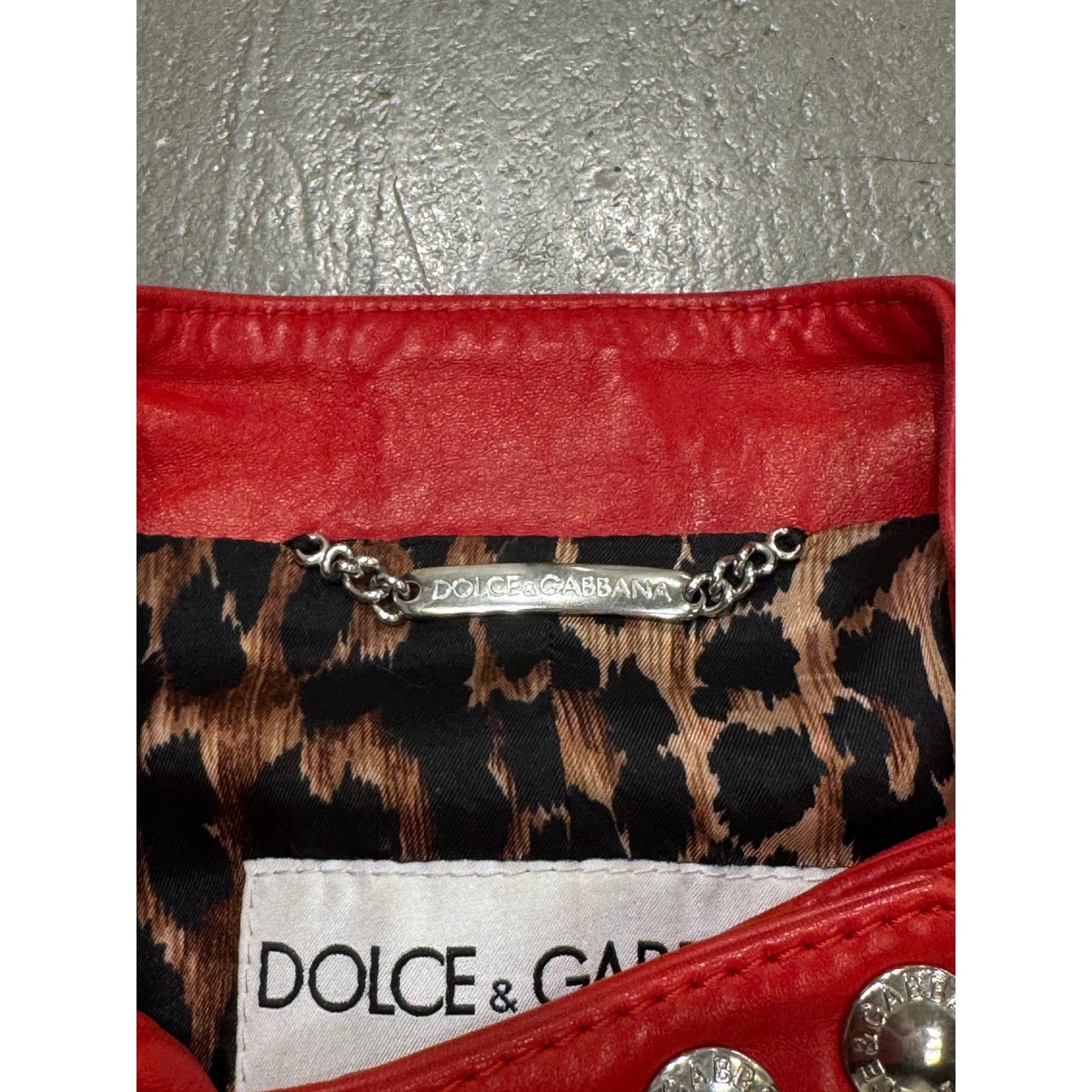 Dolce & Gabbana S/S2001 Dolce & Gabbana runway biker leather jacket Size M / US 6-8 / IT 42-44 - 11 Thumbnail