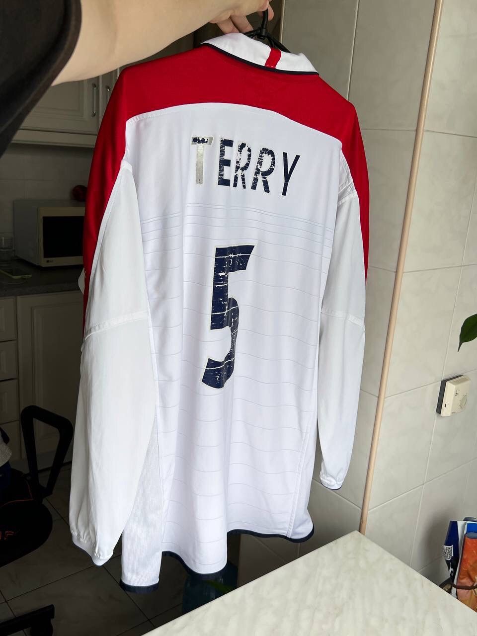 Umbro × Vintage Umbro England 2003 2005 Terry #5 Long Sleeve Jersey Size US L / EU 52-54 / 3 - 8 Thumbnail