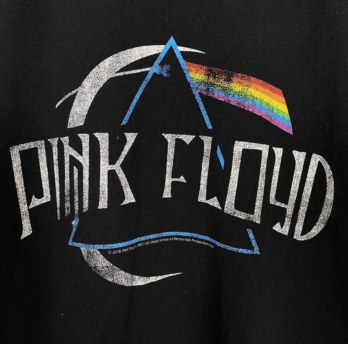 Vintage PINK FLOYD 2018 Dark Side of the Moon Rock T-Shirt Black Top Size US M / EU 48-50 / 2 - 3 Thumbnail