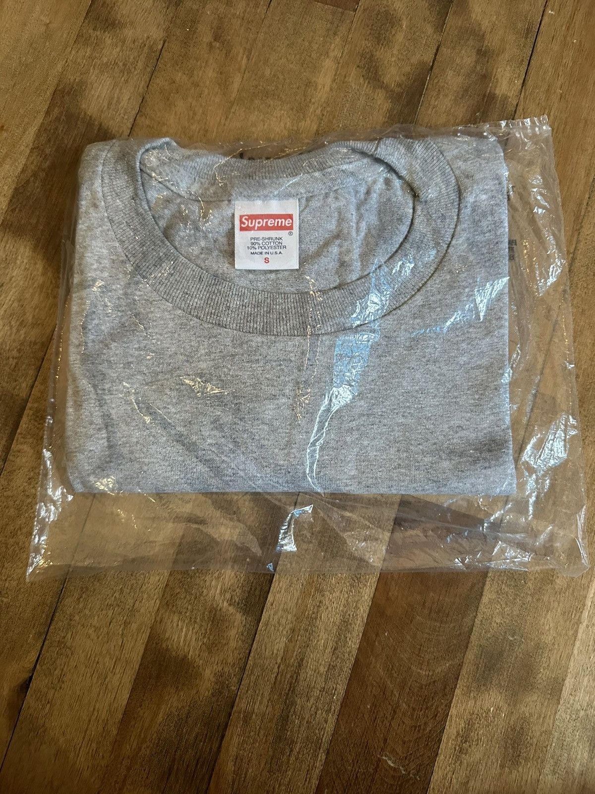 Supreme Supreme Sticker Tee Gray Small Size US S / EU 44-46 / 1 - 1 Thumbnail