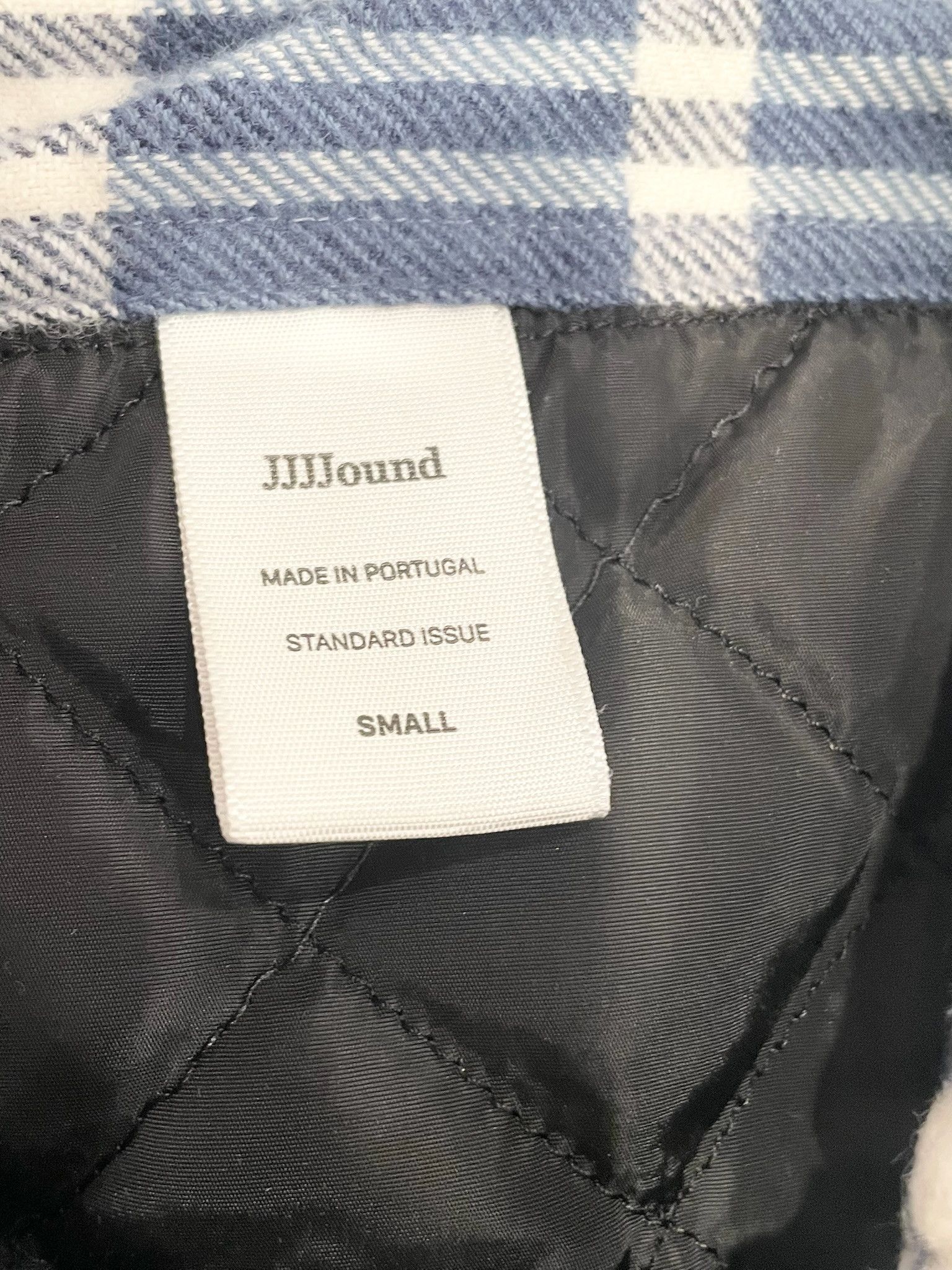 JJJJound JJJJound Blue & White flannel jacket Size US S / EU 44-46 / 1 - 5 Thumbnail