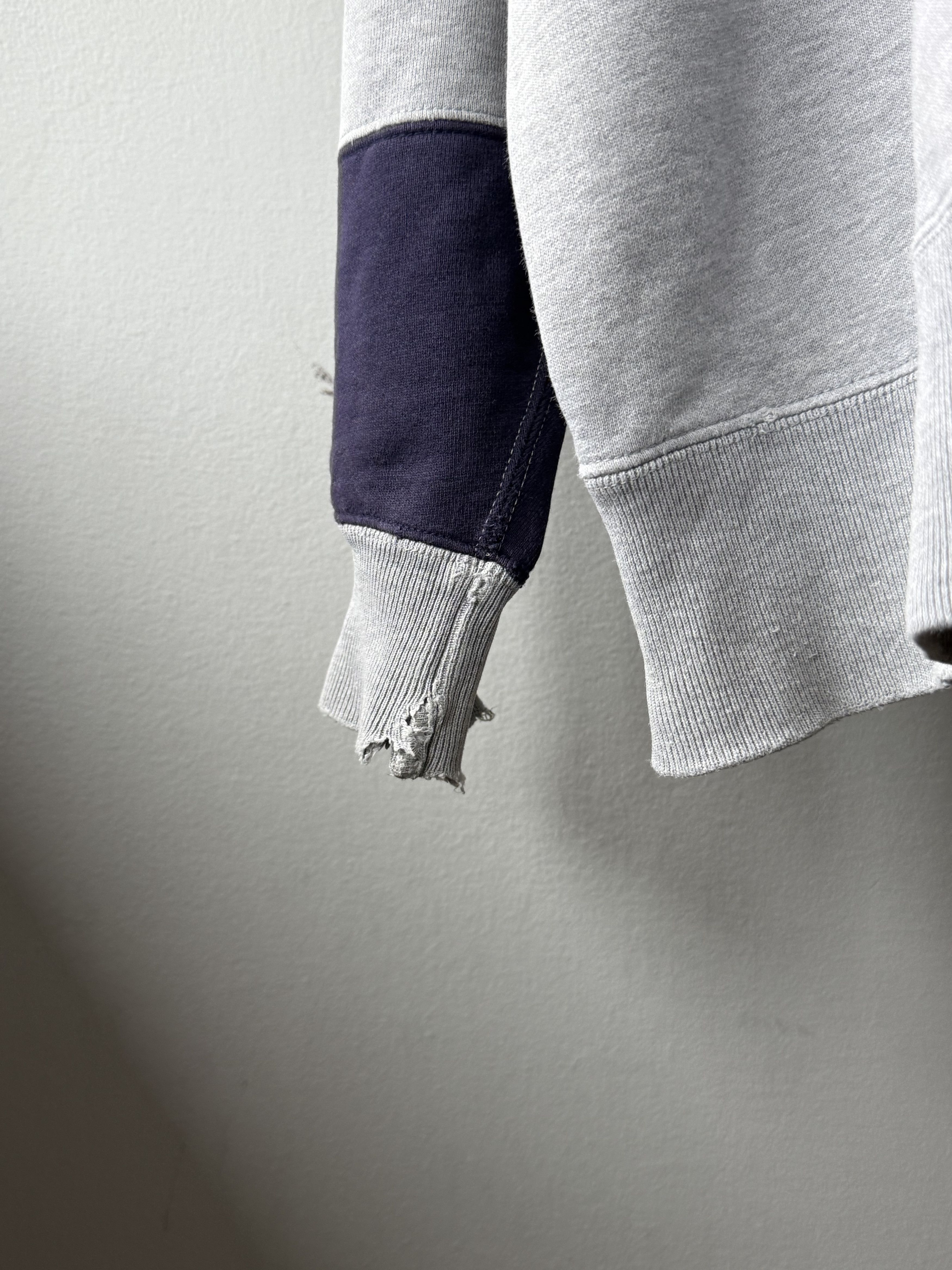 Polo Ralph Lauren Vintage 90's Polo Ralph Lauren Blue Gray Striped Sweatshirt Size US L / EU 52-54 / 3 - 15 Thumbnail