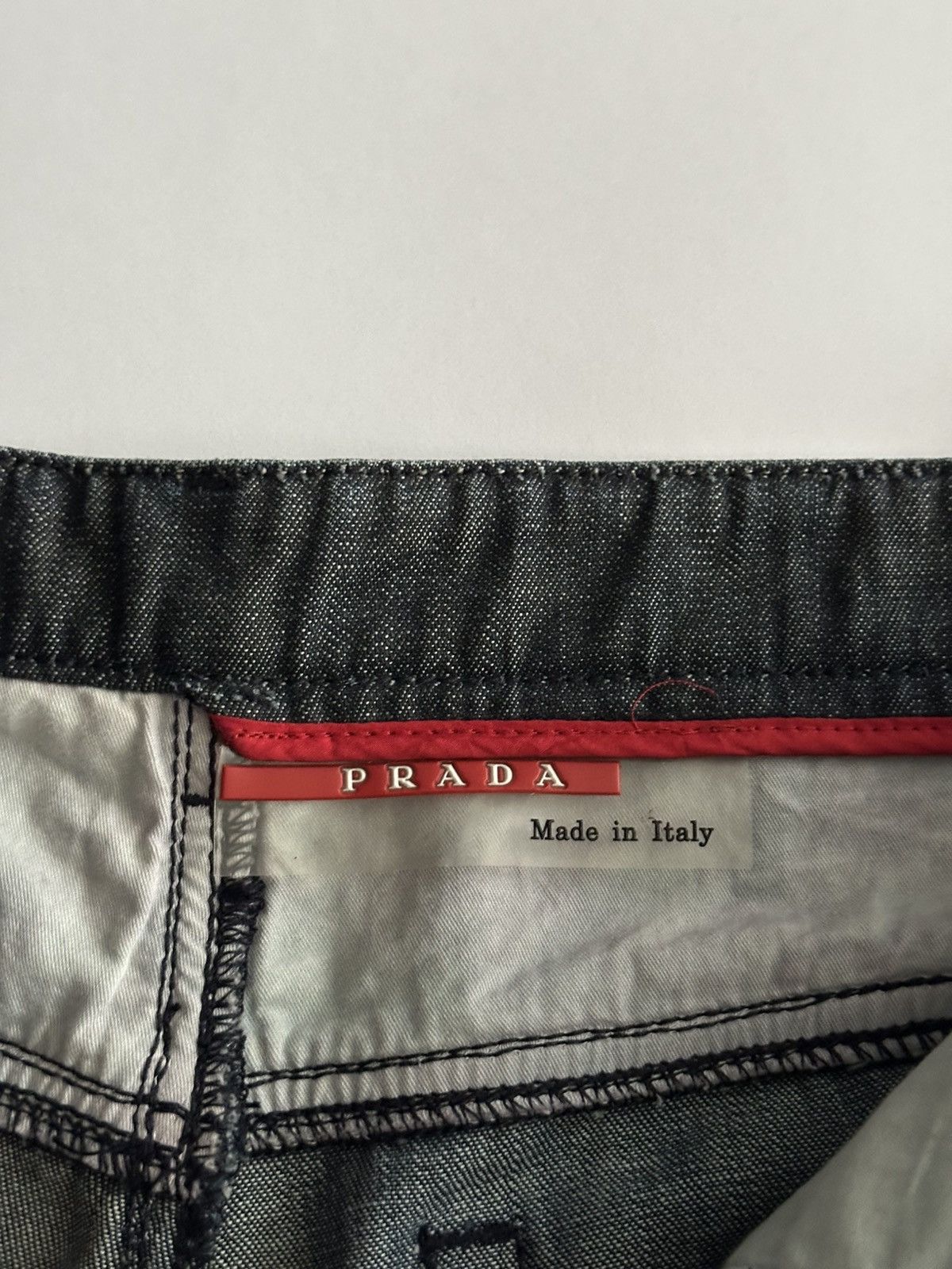 Prada Prada Early 2000’s Paneled Biker Denim Jeans Size US 30 / EU 46 - 11 Thumbnail