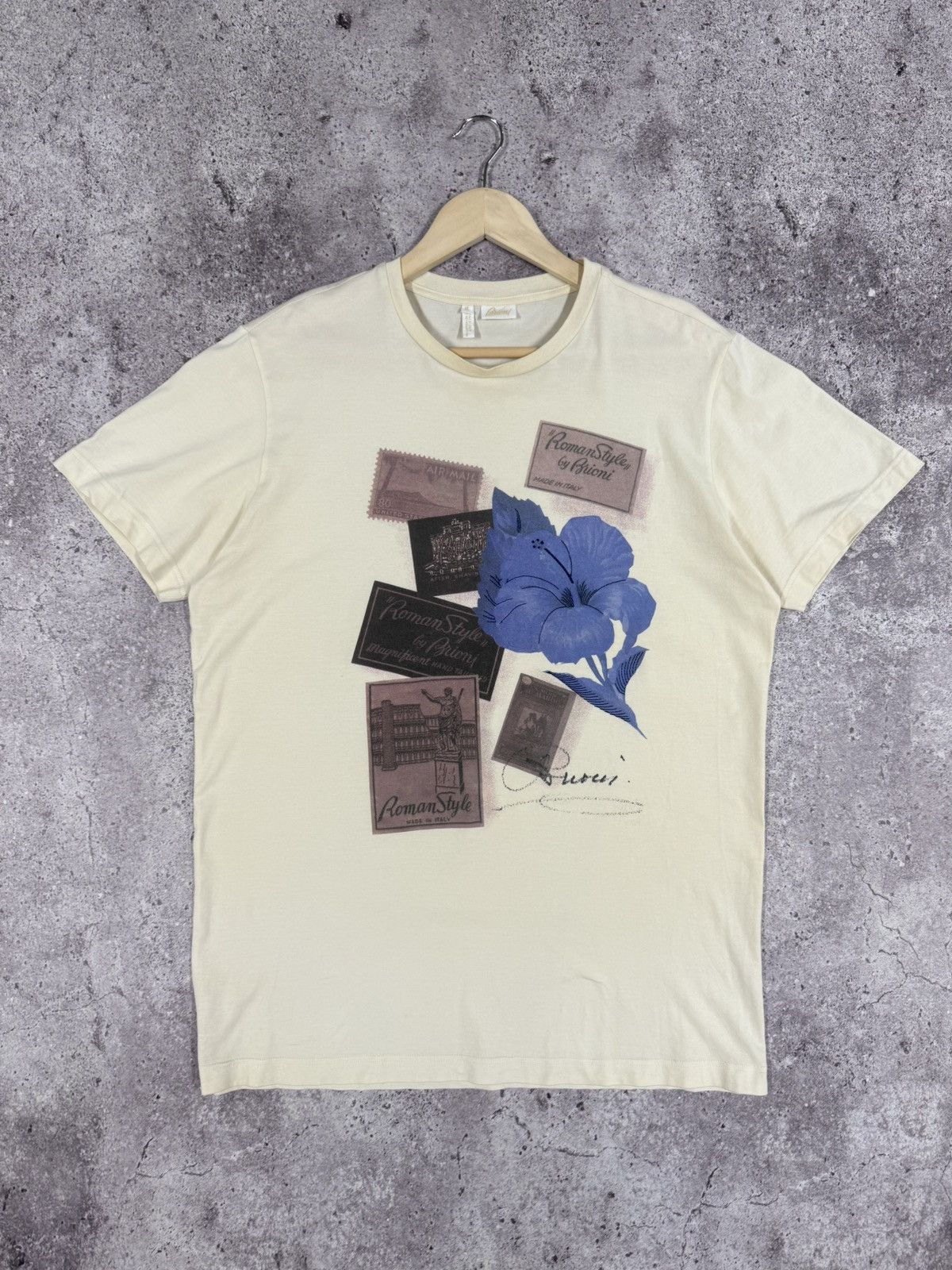 Brioni ❗️ARCHIVE❗️2009 Brioni RomanStyle First-Ever Made T-Shirt Size US XL / EU 56 / 4 - 3 Thumbnail