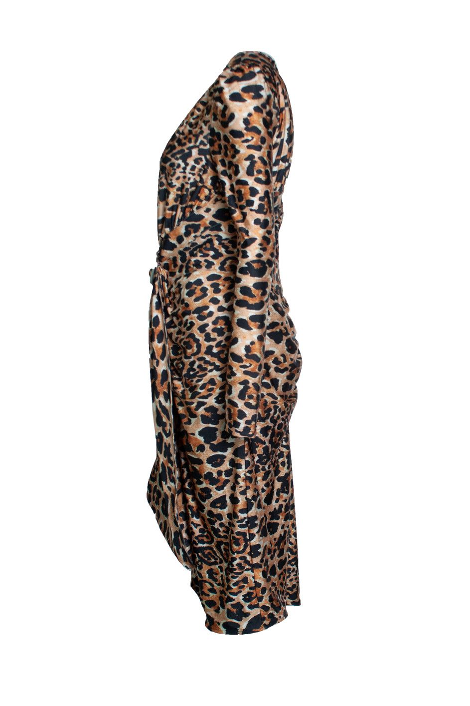 H&M × Paco Rabanne Paco Rabanne x H&M, Midi leopard dress Size M / US 6-8 / IT 42-44 - 2 Thumbnail