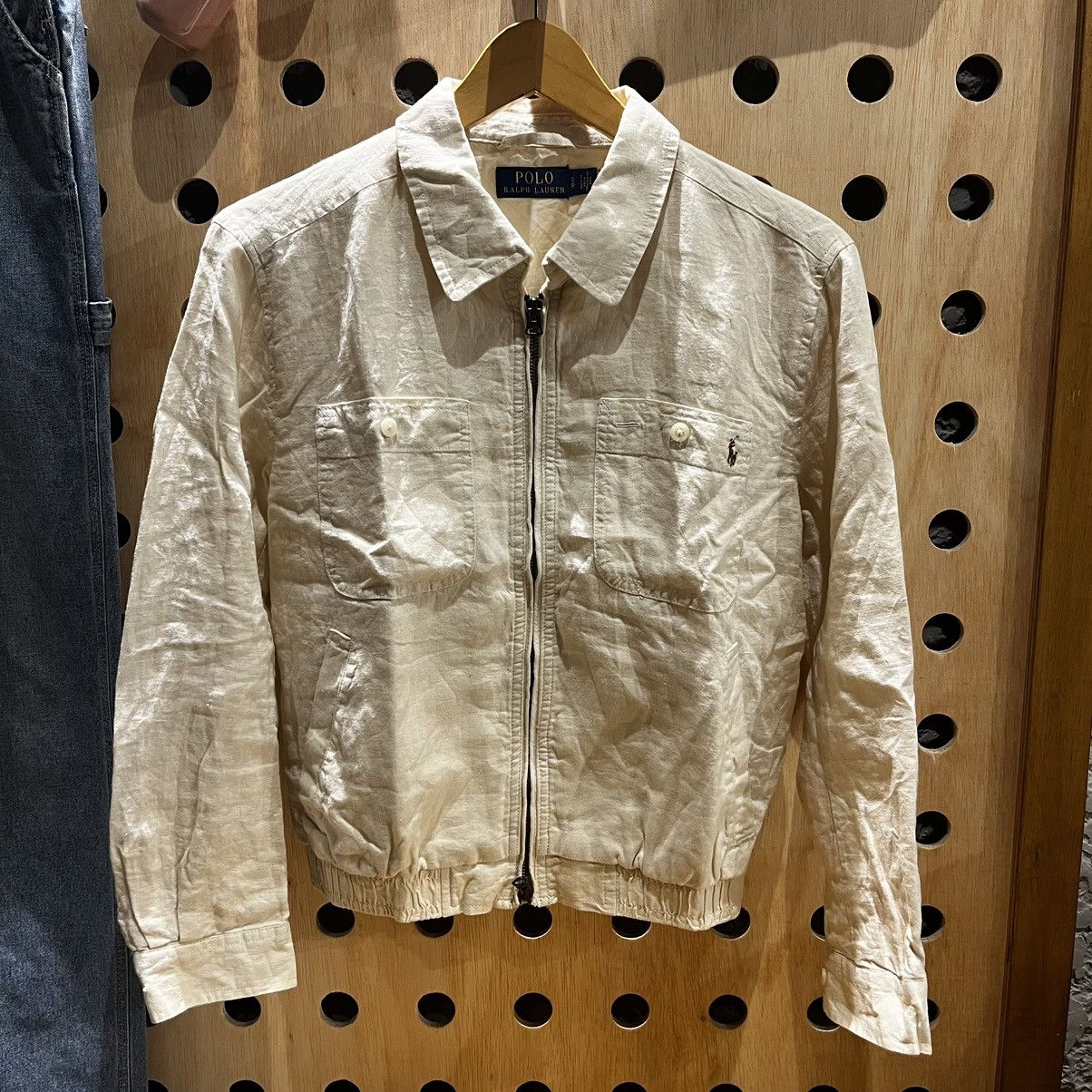 Polo Ralph Lauren Polo Ralph Lauren Linen Utility Jacket Size S / US 4 / IT 40 - 1 Thumbnail