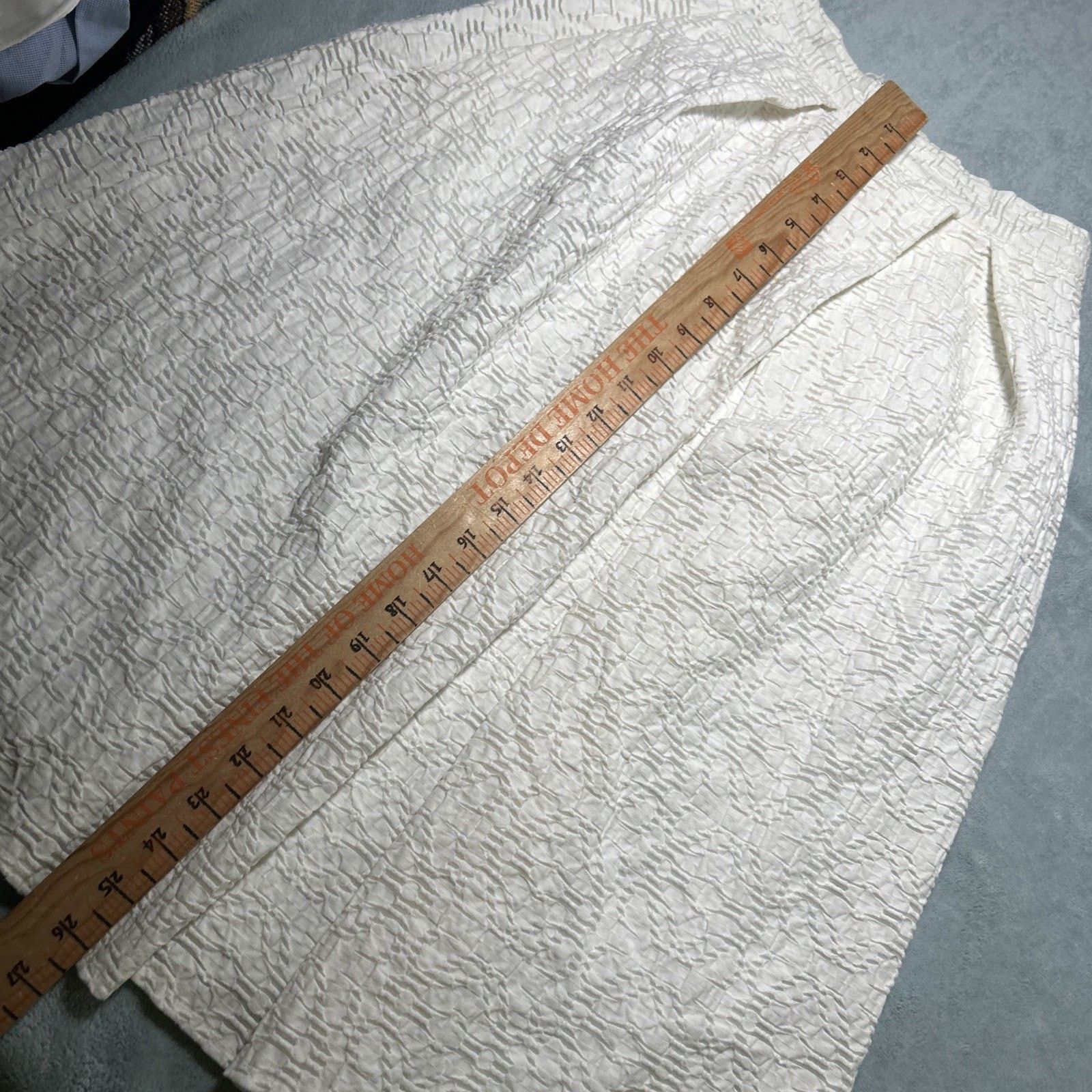 Magnolia Pearl Whimsical Seersucker Skirt 24x26 Whimsigoth Fairycore Boho Size 24" / US 00 / IT 34 - 12 Thumbnail