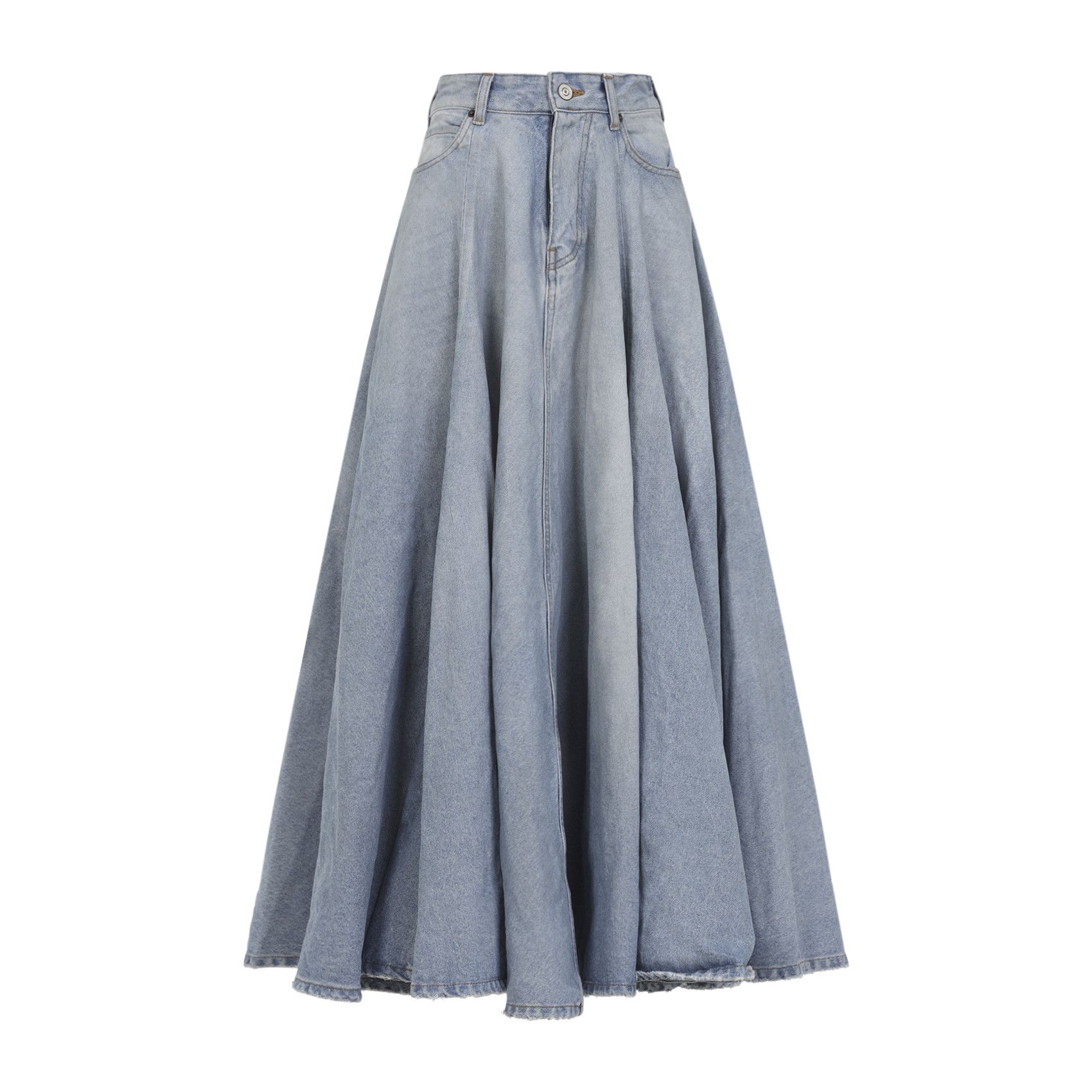 Balenciaga Godet Long Skirt