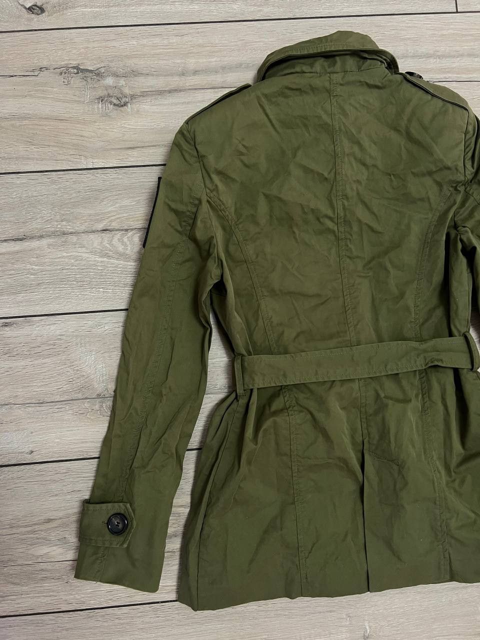 Other Flavio Castellani Military Khaki Patched Shirt Jacket EUR 40 Size S / US 4 / IT 40 - 12 Thumbnail