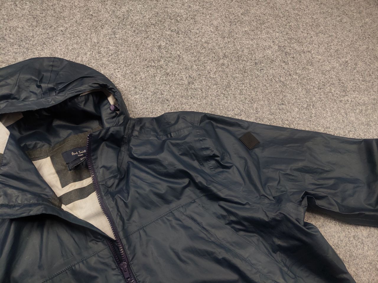 Paul Smith Paul Smith Vintage Navy blue windbreaker membrane pockets Size US XL / EU 56 / 4 - 10 Thumbnail