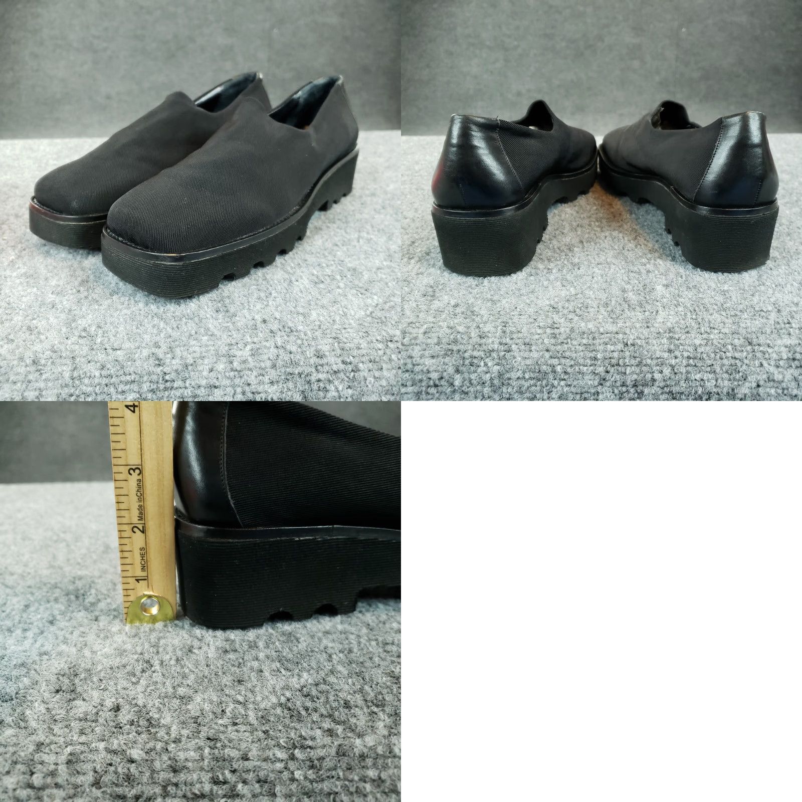Donald Pliner Donald J Pliner Rave Flat Loafer Womens Size 10 Narrow Black Square Toe Casual Size US 10 / IT 40 - 9 Thumbnail