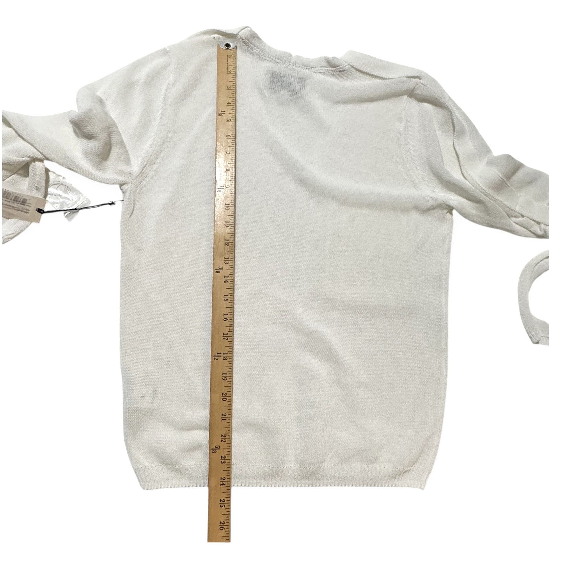 Brochu Walker Brochu Walker Palmas Vee White Sweater XS Salt Water NWT Size XS / US 0-2 / IT 36-38 - 14 Thumbnail