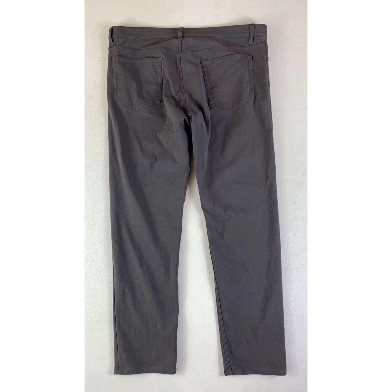 Theory THEORY Neoteric Raffi Twill Pants Mens 38 Gray Flat 38x31 Chino 5-Pocket Regular Tapered Rise Mid Inseam 32 Stocked Flexible Size US 38 / EU 54 - 6 Thumbnail