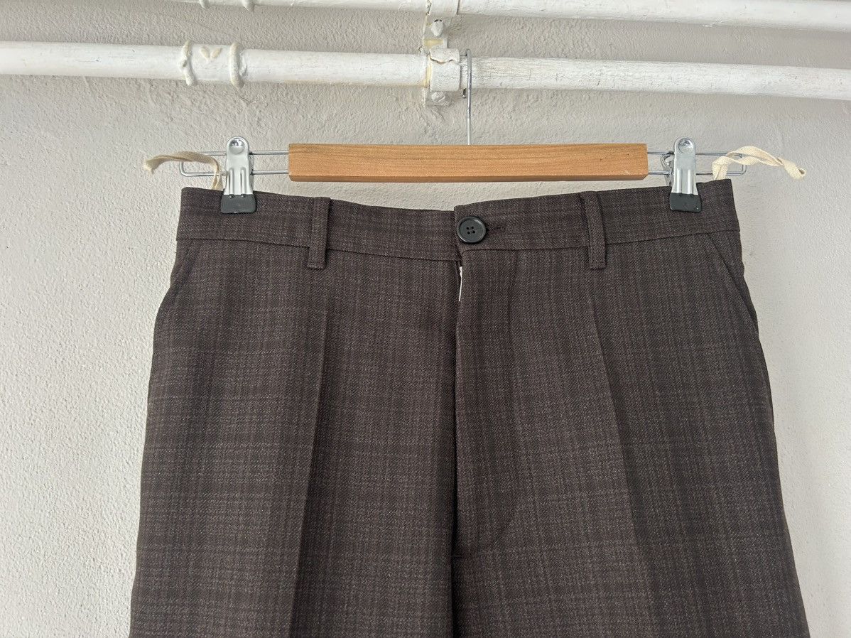 Marni Marni Brown Checked Wool Trousers – Size 48 Size US 32 / EU 48 - 2 Thumbnail