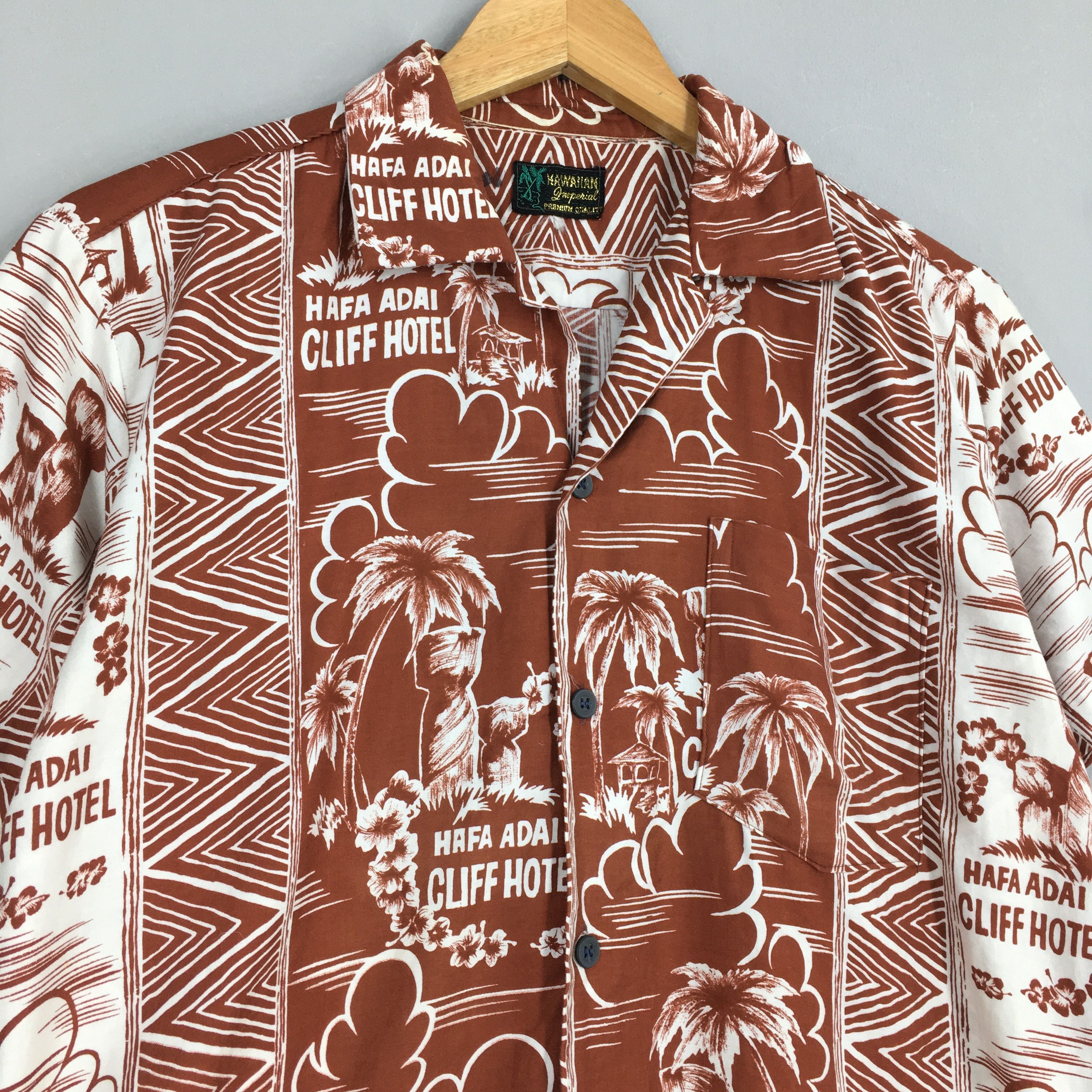 Other Vintage Hawaii Aloha Brown 70s Surf Shirts Medium Size US M / EU 48-50 / 2 - 3 Thumbnail