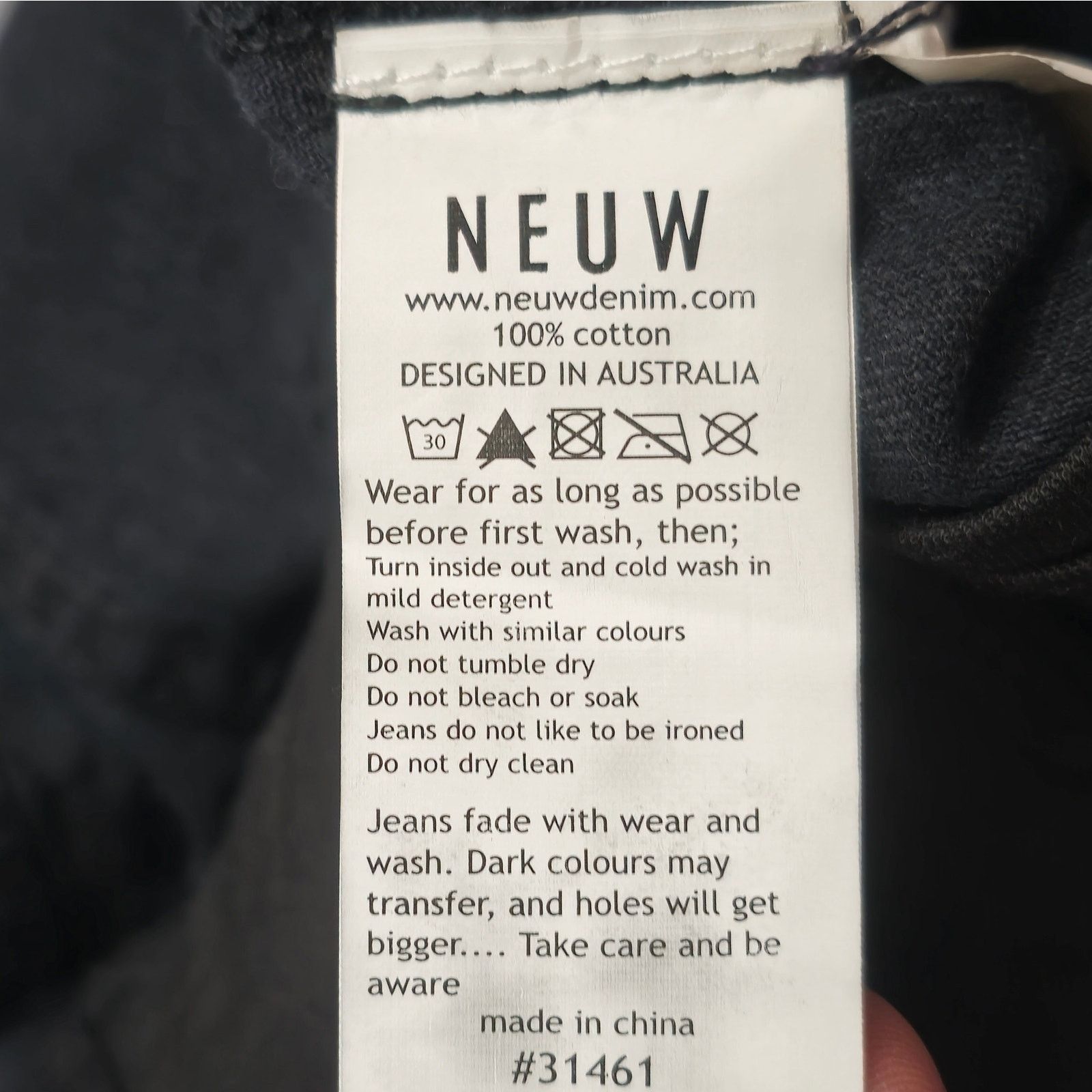NEUW Denim Neuw 30x29 Black Button Fly Jeans Size US 30 / EU 46 - 14 Thumbnail