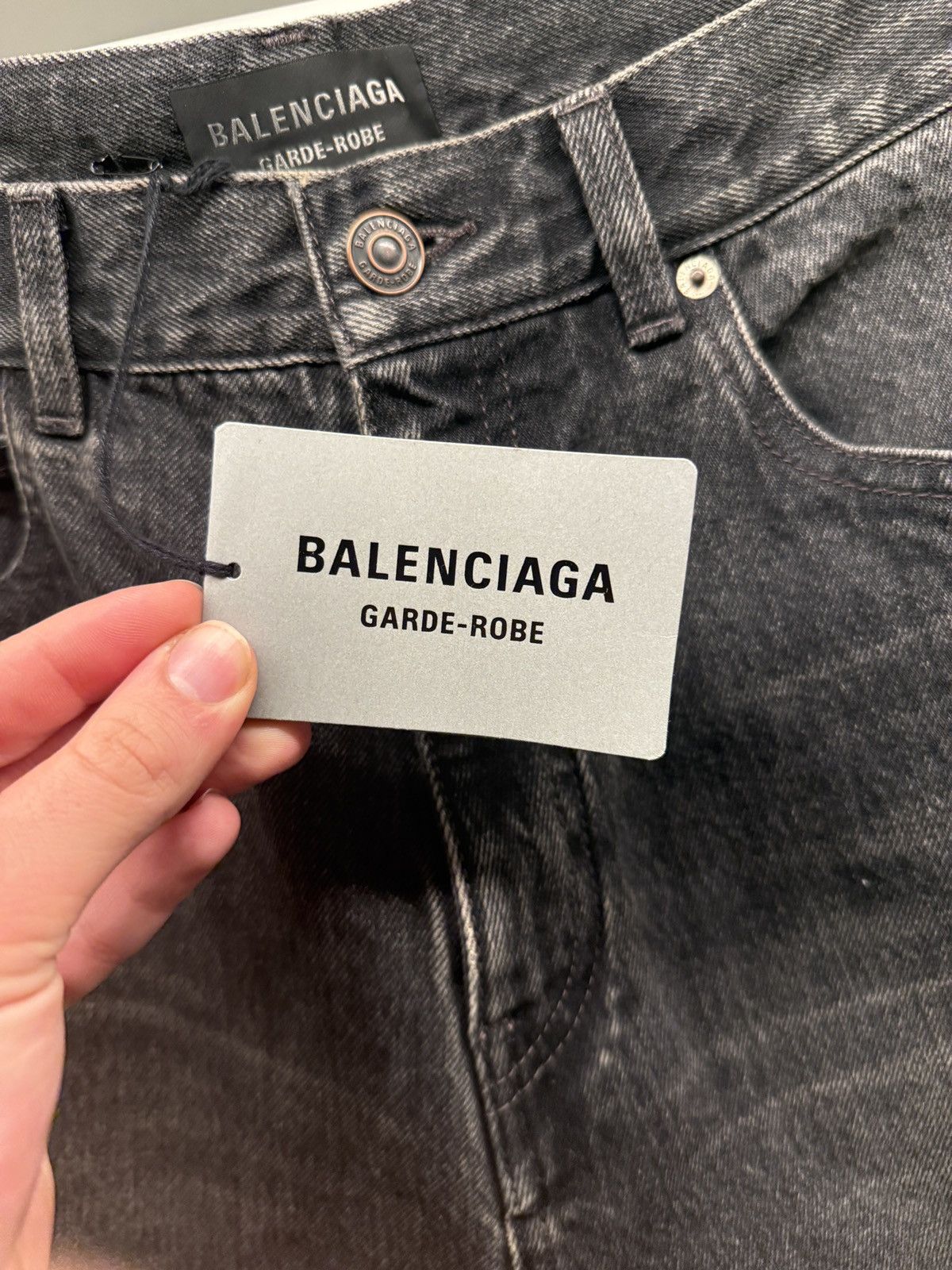 Balenciaga Balenciaga flared Japanese washed black denim Size US 32 / EU 48 - 7 Thumbnail
