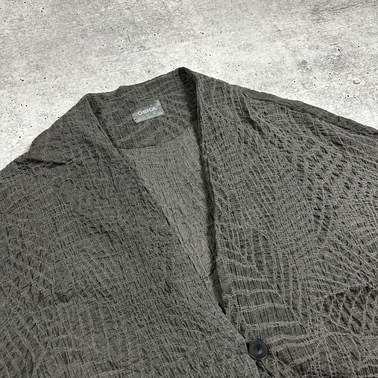 OSKA Oska Oversized Lightweight Pleats Poncho Cape Coat Jacket Size ONE SIZE - 3 Thumbnail