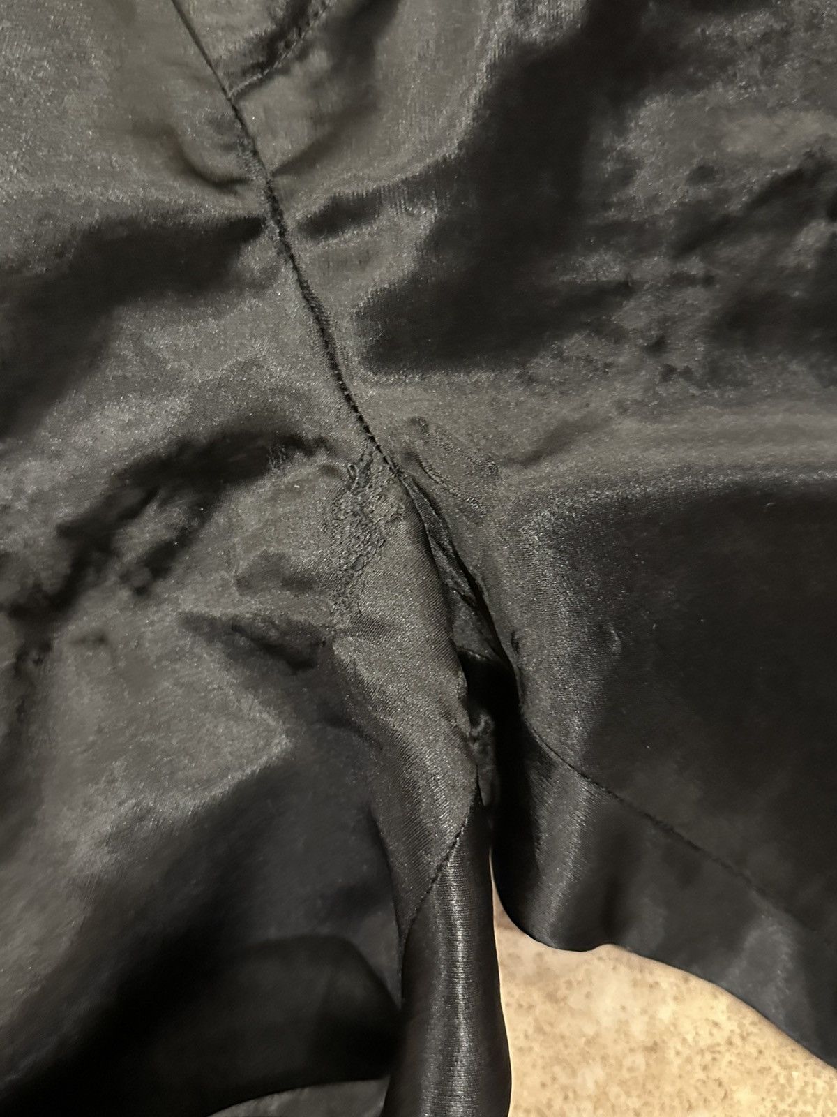 Gucci Gucci Satin Stripe Skull/Snake Motif Logo Black Lounge Pants Size US 34 / EU 50 - 4 Thumbnail