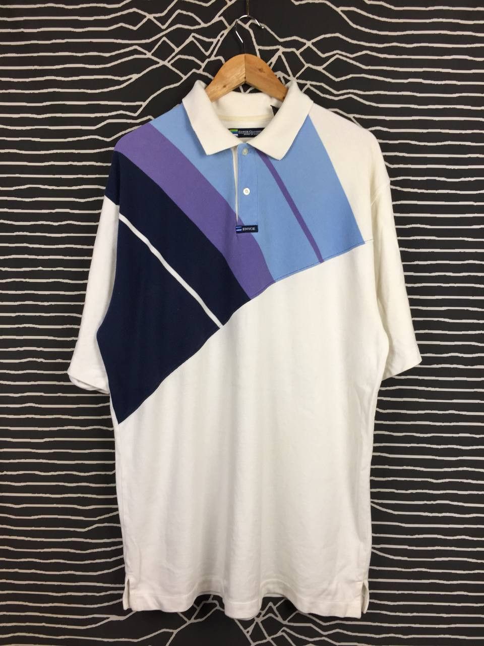 Enyce × Vintage ENYCE American Hip Hop Fashion Brand Polo Tee Size US L / EU 52-54 / 3 - 1 Thumbnail