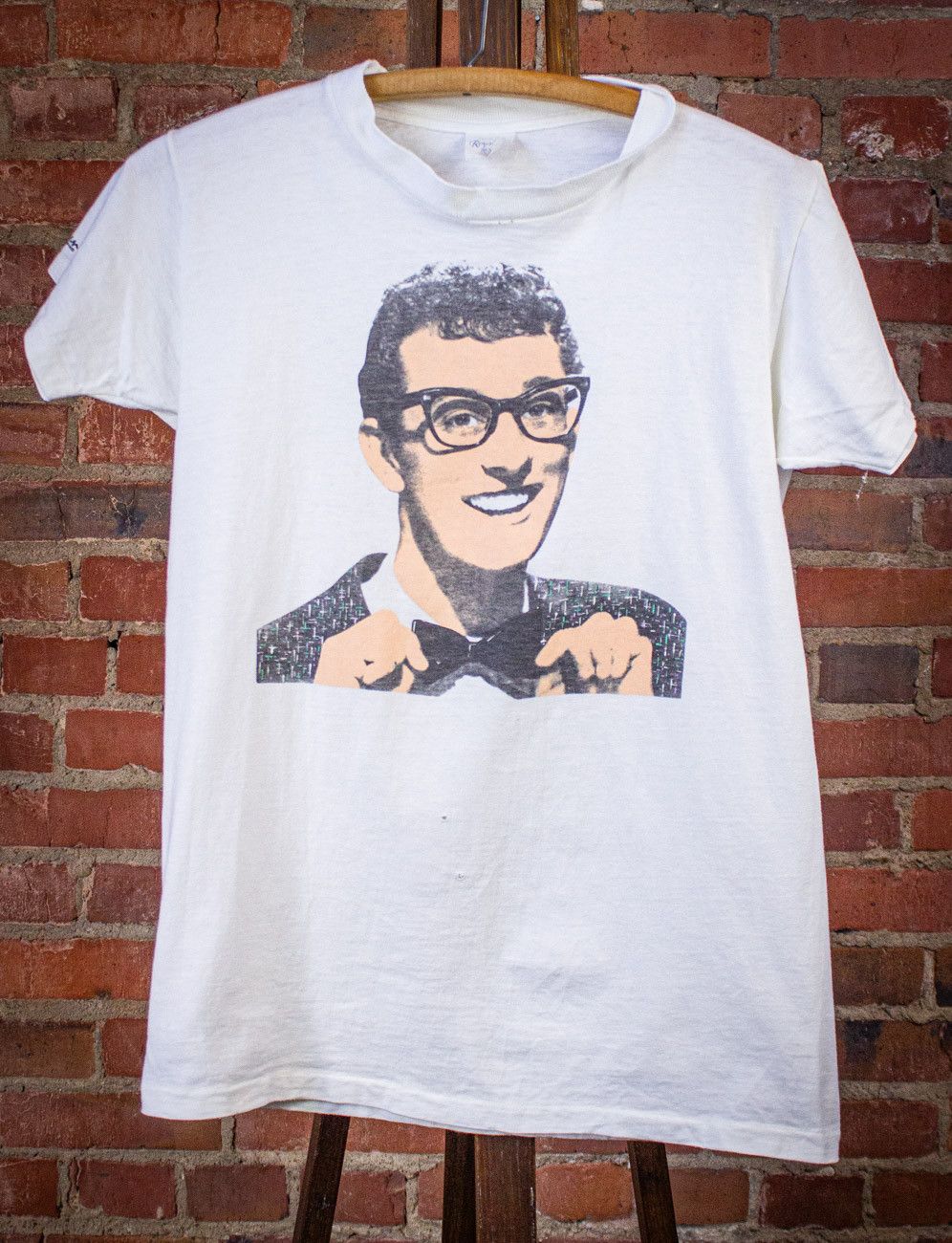 Band Tees × Vintage Vintage Buddy Holly Bad Influence Memphis T Shirt 80s Size US M / EU 48-50 / 2 - 1 Thumbnail