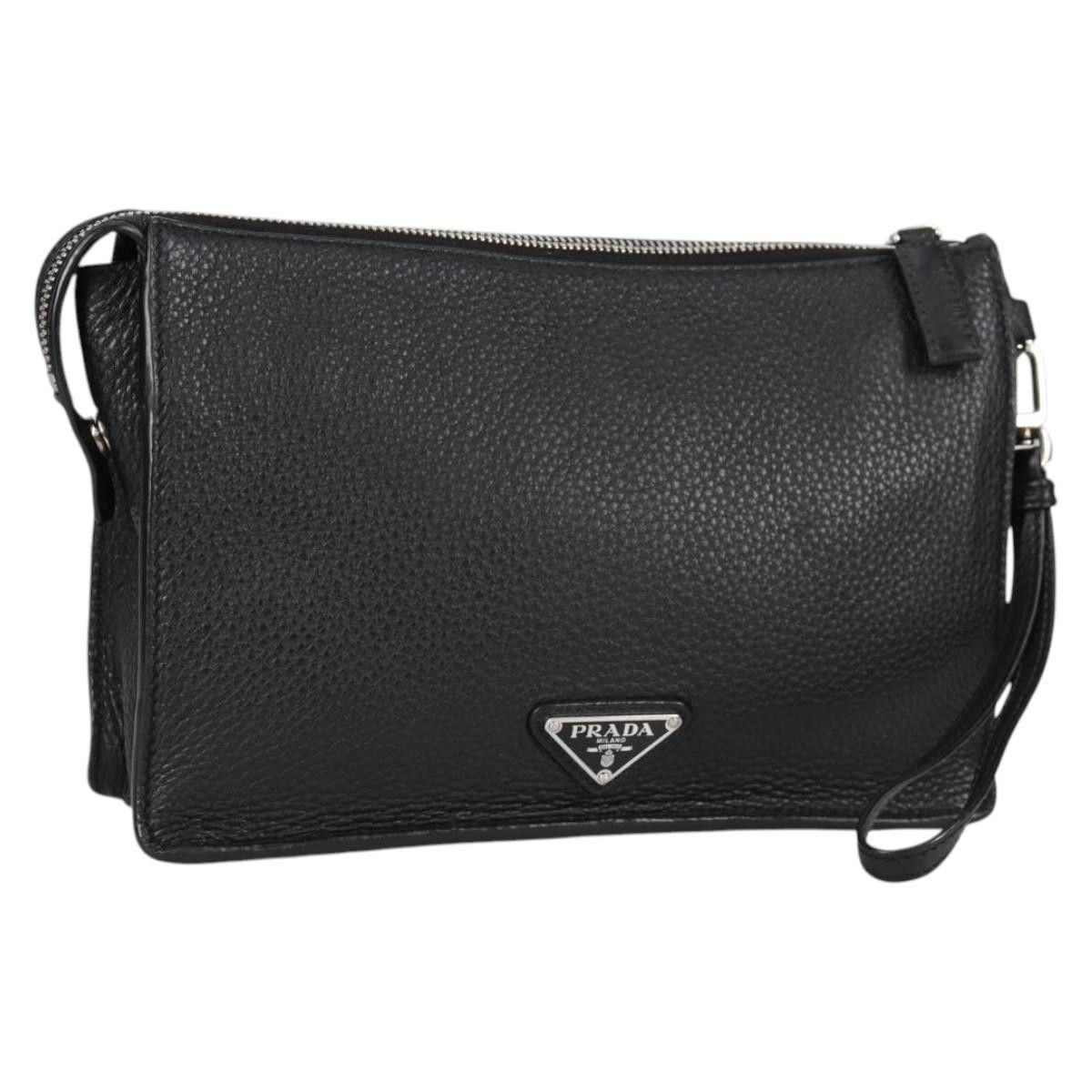 Prada Prada Wristlet Zip Clutch Vitello Daino Size ONE SIZE - 1 Thumbnail