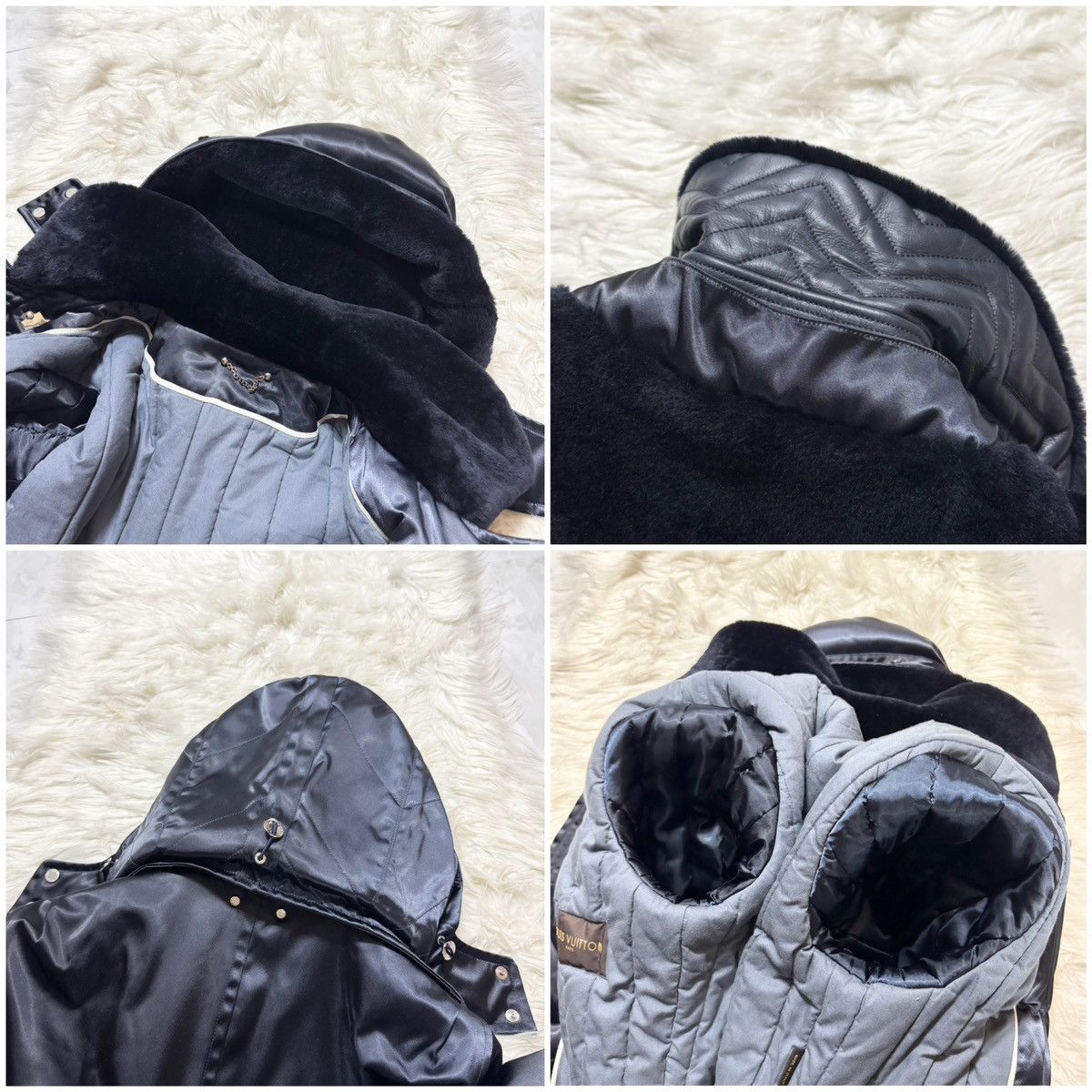 Louis Vuitton Louis Vuitton Runway Leather Bomber Jacket with Fur Hood Size US M / EU 48-50 / 2 - 3 Thumbnail