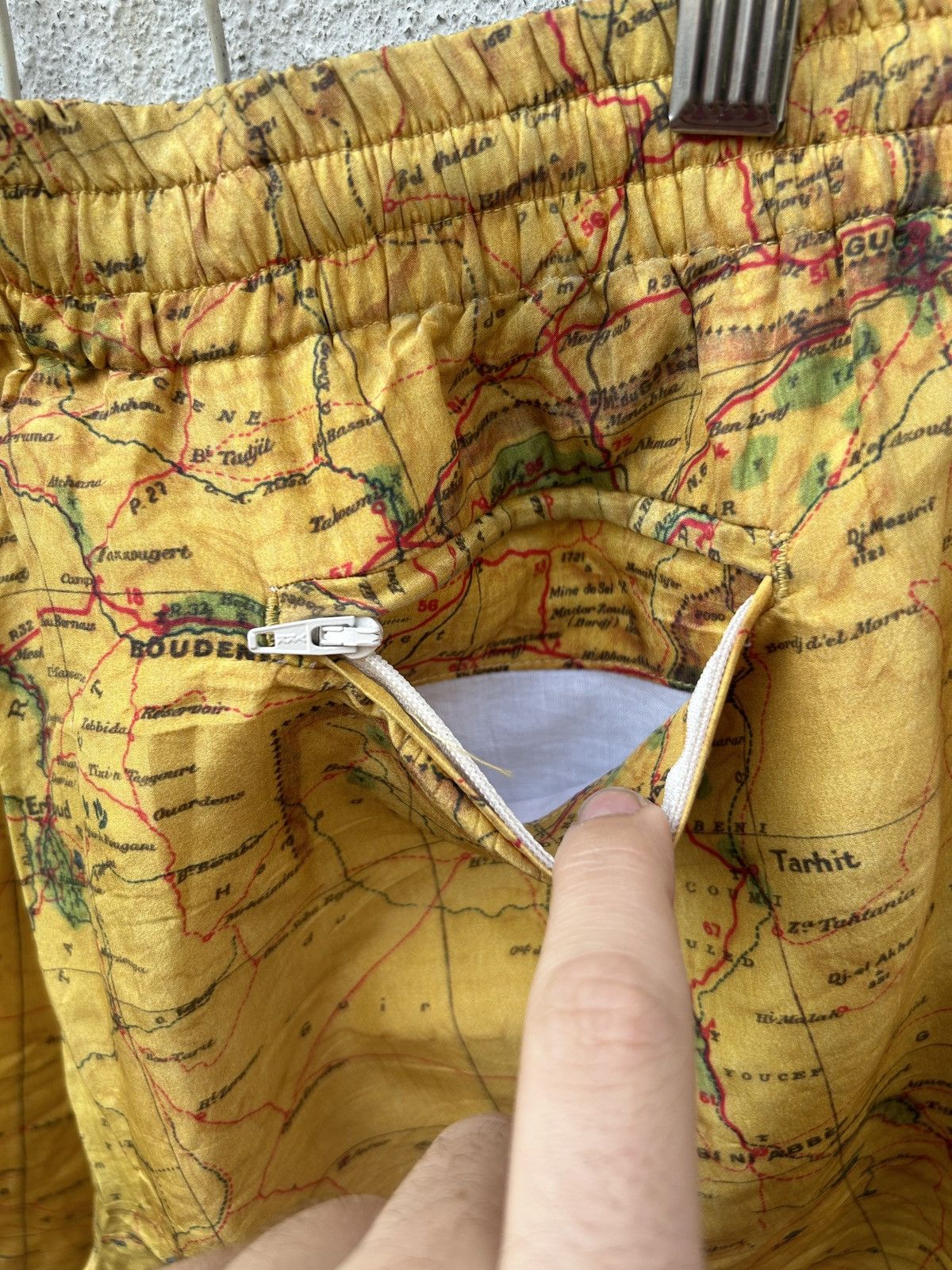 Bode Morocco Map Silk Shorts Size US 32 / EU 48 - 4 Thumbnail