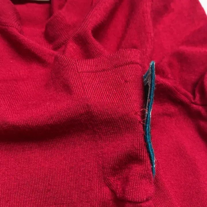 Chanel Chanel Casual Long Sleeve Red T-Shirt Size S / US 4 / IT 40 - 7 Thumbnail