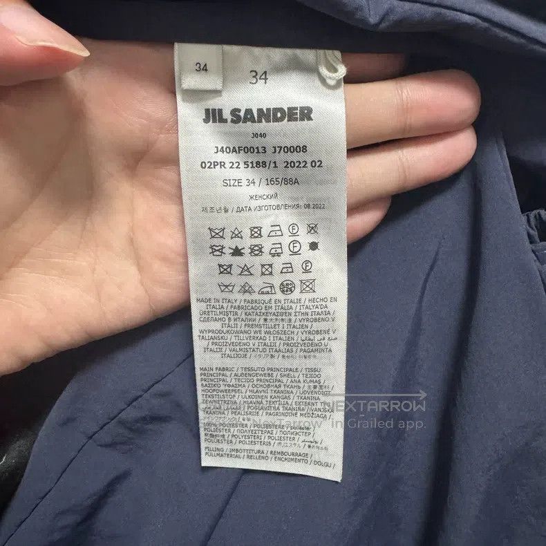 Jil Sander Jil Sander size 34 Plain Zip-Up Padded Loose Fit Down Jacke Size XS / US 0-2 / IT 36-38 - 4 Thumbnail