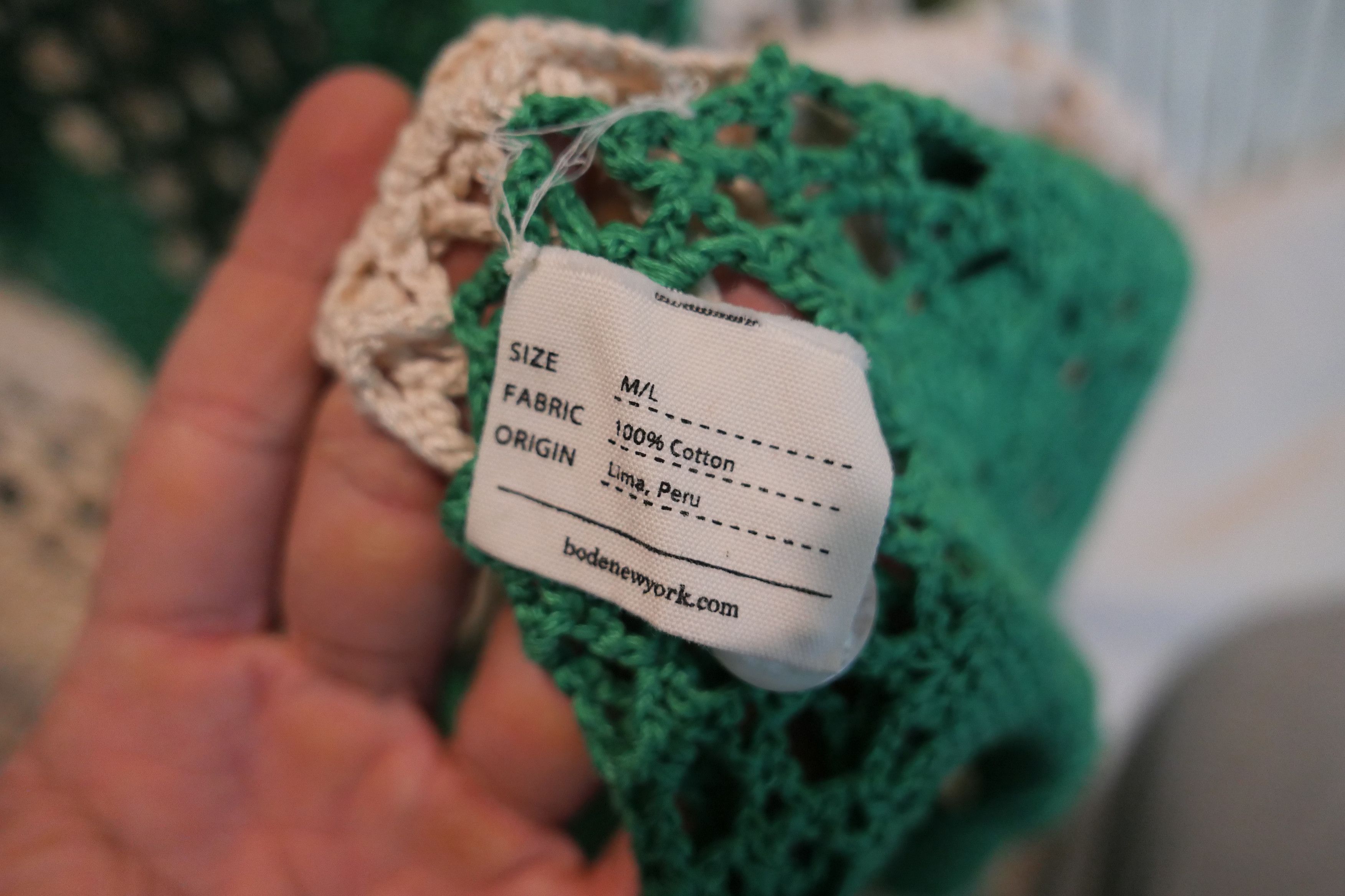 Bode BODE Duotone Crochet Overshirt Green Size US M / EU 48-50 / 2 - 3 Thumbnail