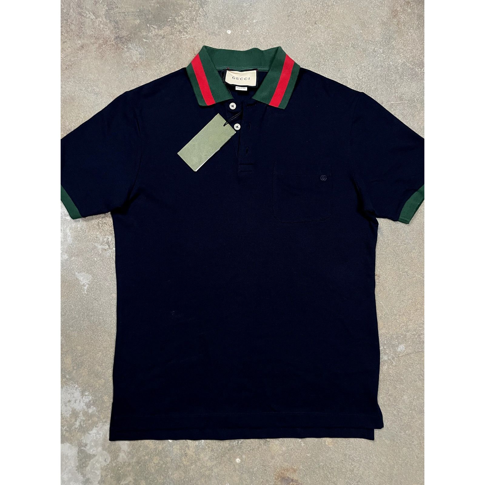 Gucci Gucci Polo Navy XS Size US XS / EU 42 / 0 - 1 Thumbnail