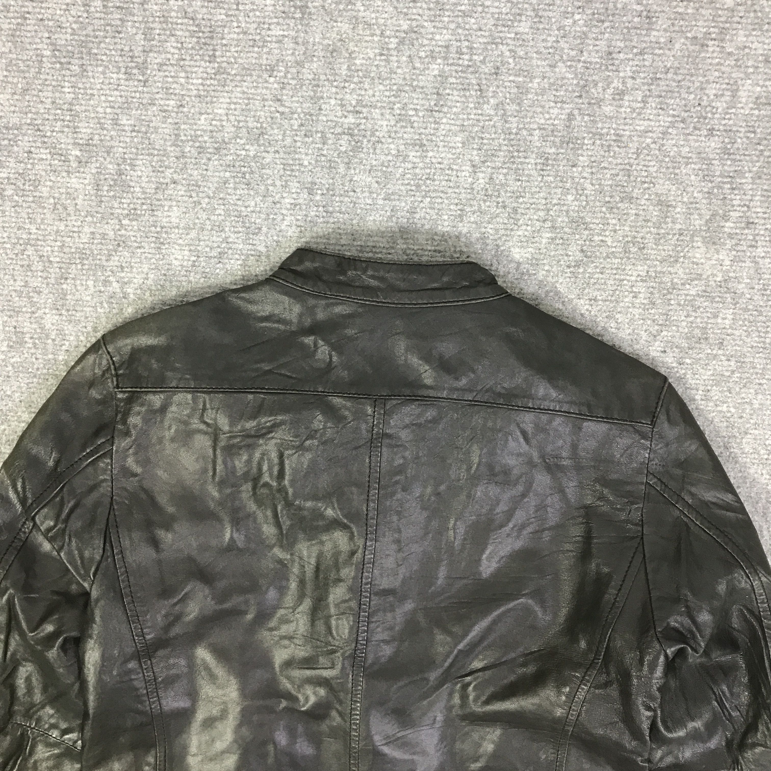 United Arrows UNITED ARROWS TOKYO LEATHER PUNK JACKET K83B16 Size US XXS / EU 40 - 4 Thumbnail