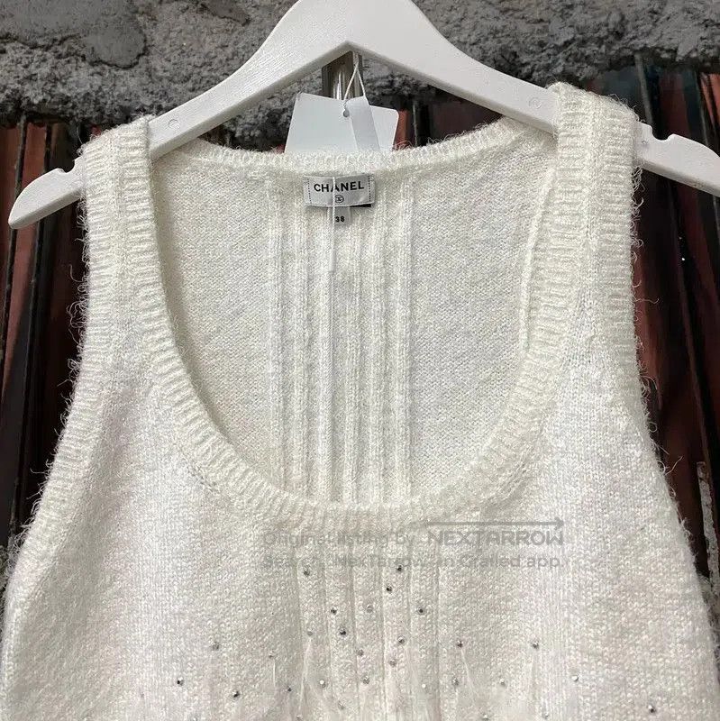 Chanel Chanel White Summer Short Sleeved T-Shirt . Size XXS / US 00 / IT 34 - 3 Thumbnail