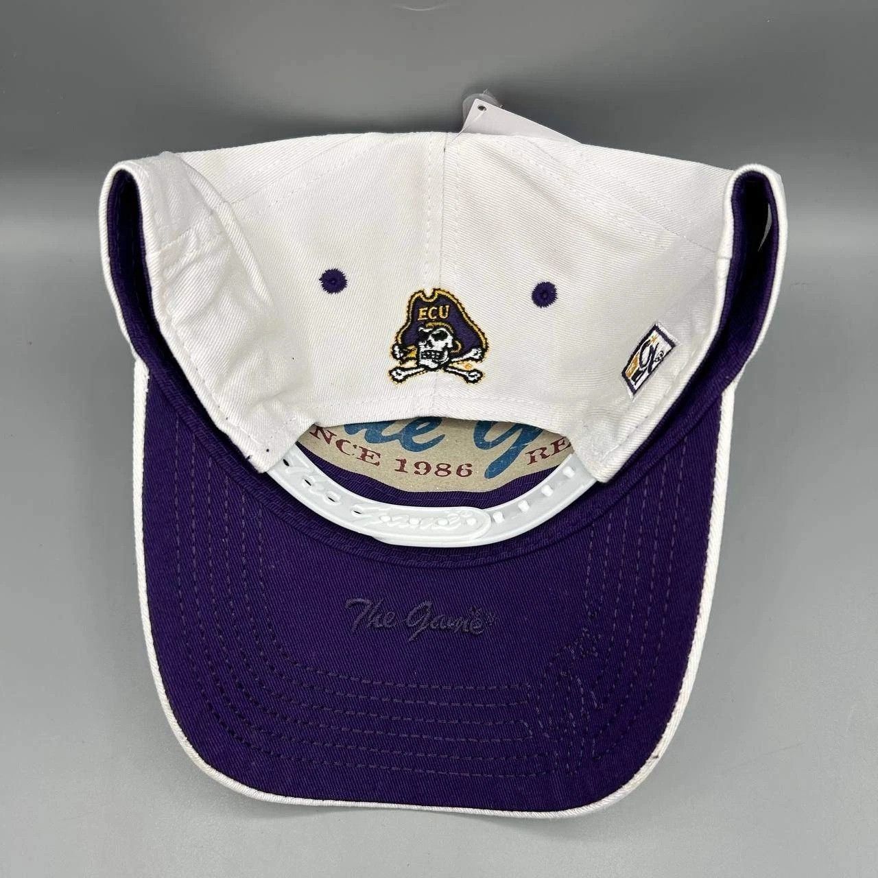 The Game Vintage East Carolina Pirates Hat NCAA Snap Back Cap Cotton Size ONE SIZE - 7 Thumbnail