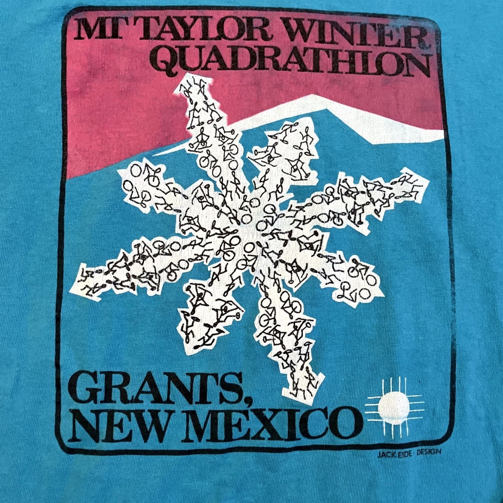 Vintage VINTAGE Miller T Shirt Long Sleeve Blue Crew Neck Adult L MT Taylor Winter QUADRATHON Grants New Mexico Casual Epic 90s Theme Mens Size US L / EU 52-54 / 3 - 2 Thumbnail