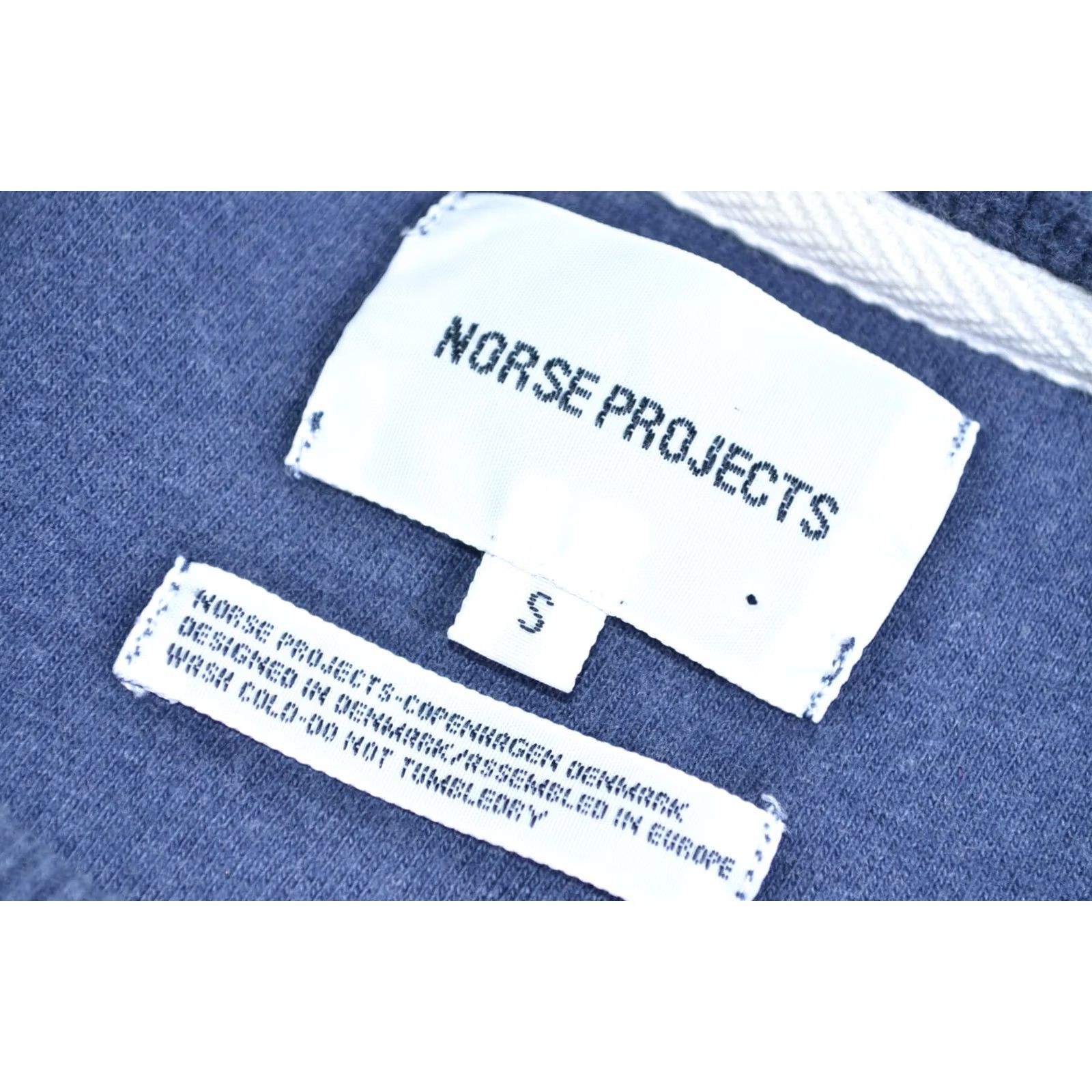Norse Projects Norse Projects Tristan Reversed Brusher Jumper S Men Sweatshirt Crew Neck Long Sleeve Blue Cotton Size S Size US S / EU 44-46 / 1 - 4 Thumbnail