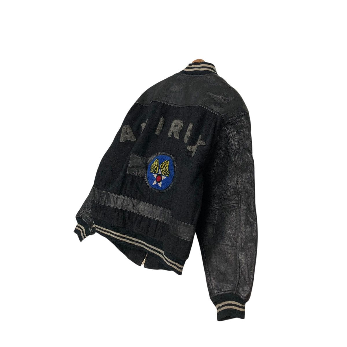 Avirex 🔥VINTAGE AVIREX AMERICA BOMBER VARSITY LEATHER JACKET Size US M / EU 48-50 / 2 - 12 Thumbnail