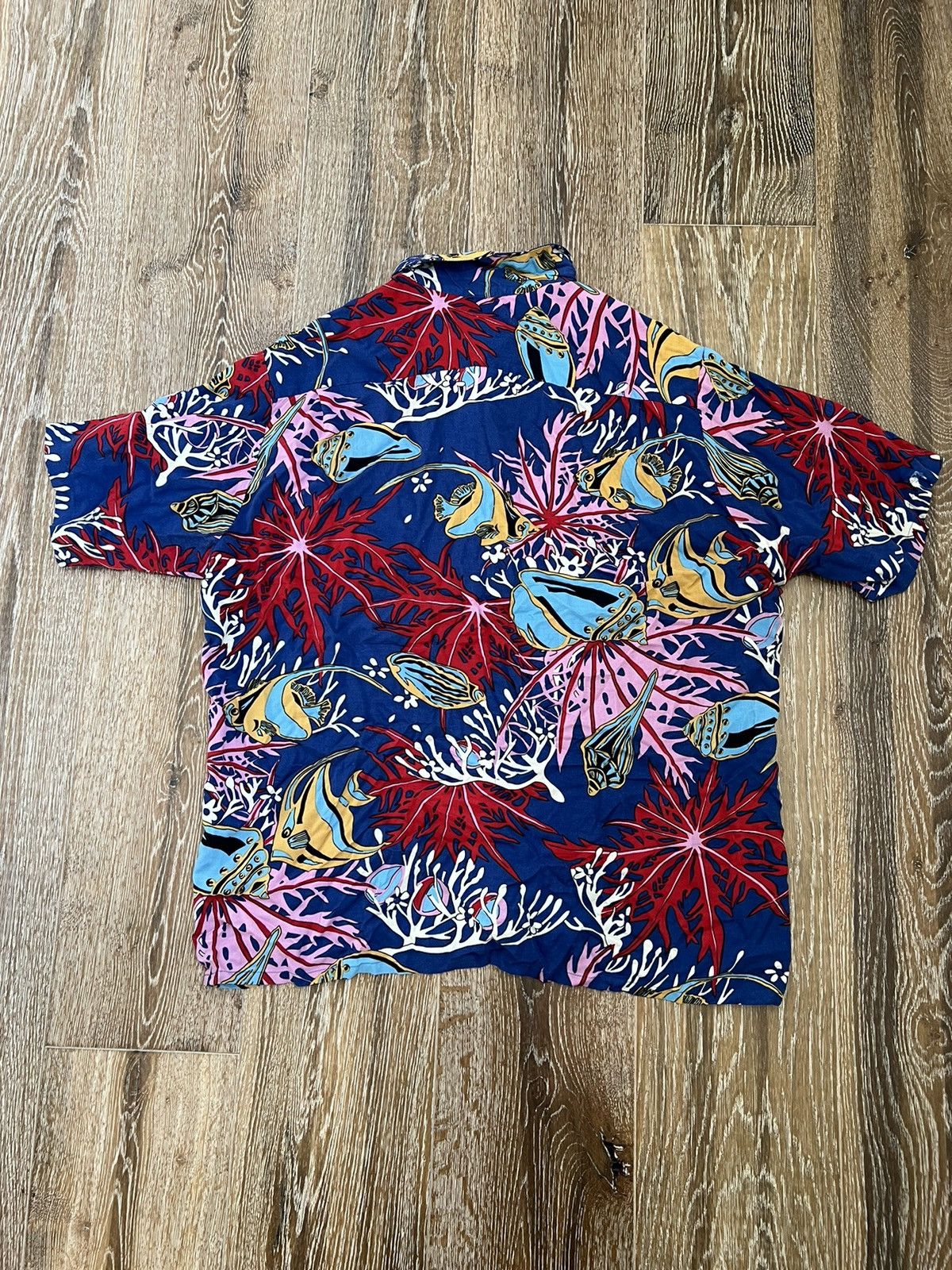 Reyn Spooner × Vintage Vintage reyn spooner aquatic fish button up shirt Size US L / EU 52-54 / 3 - 2 Thumbnail