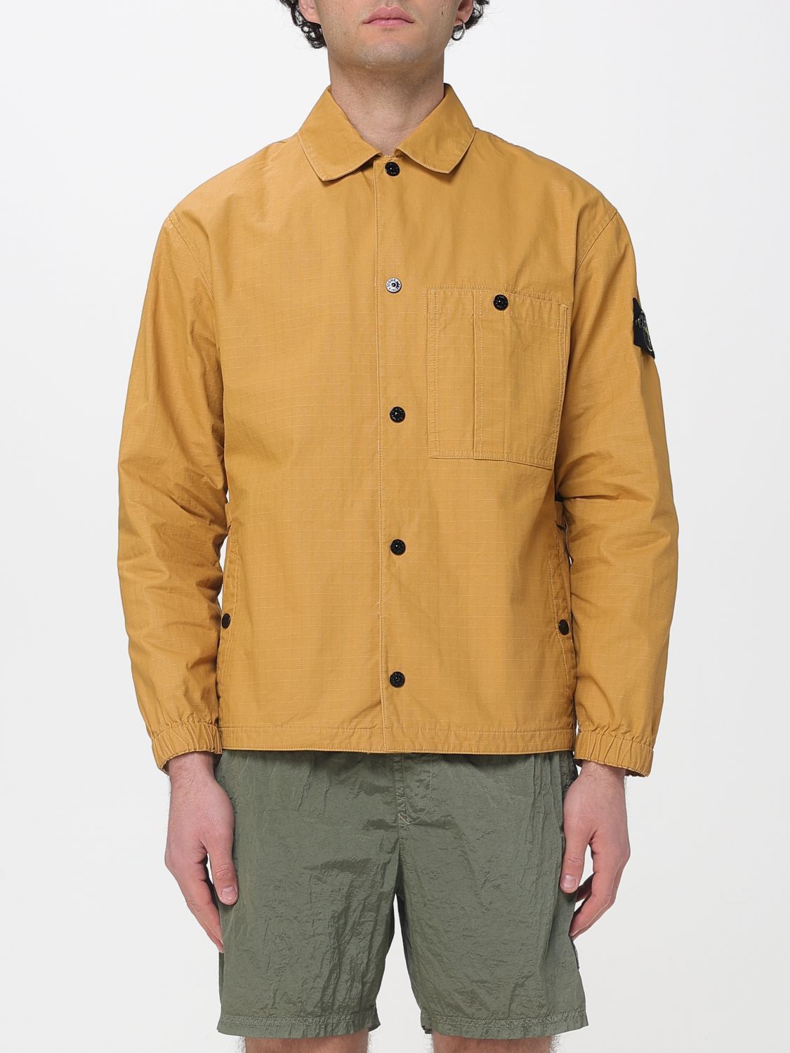 Stone Island Stone Island Jacket Men Yellow Size US L / EU 52-54 / 3 - 1 Thumbnail