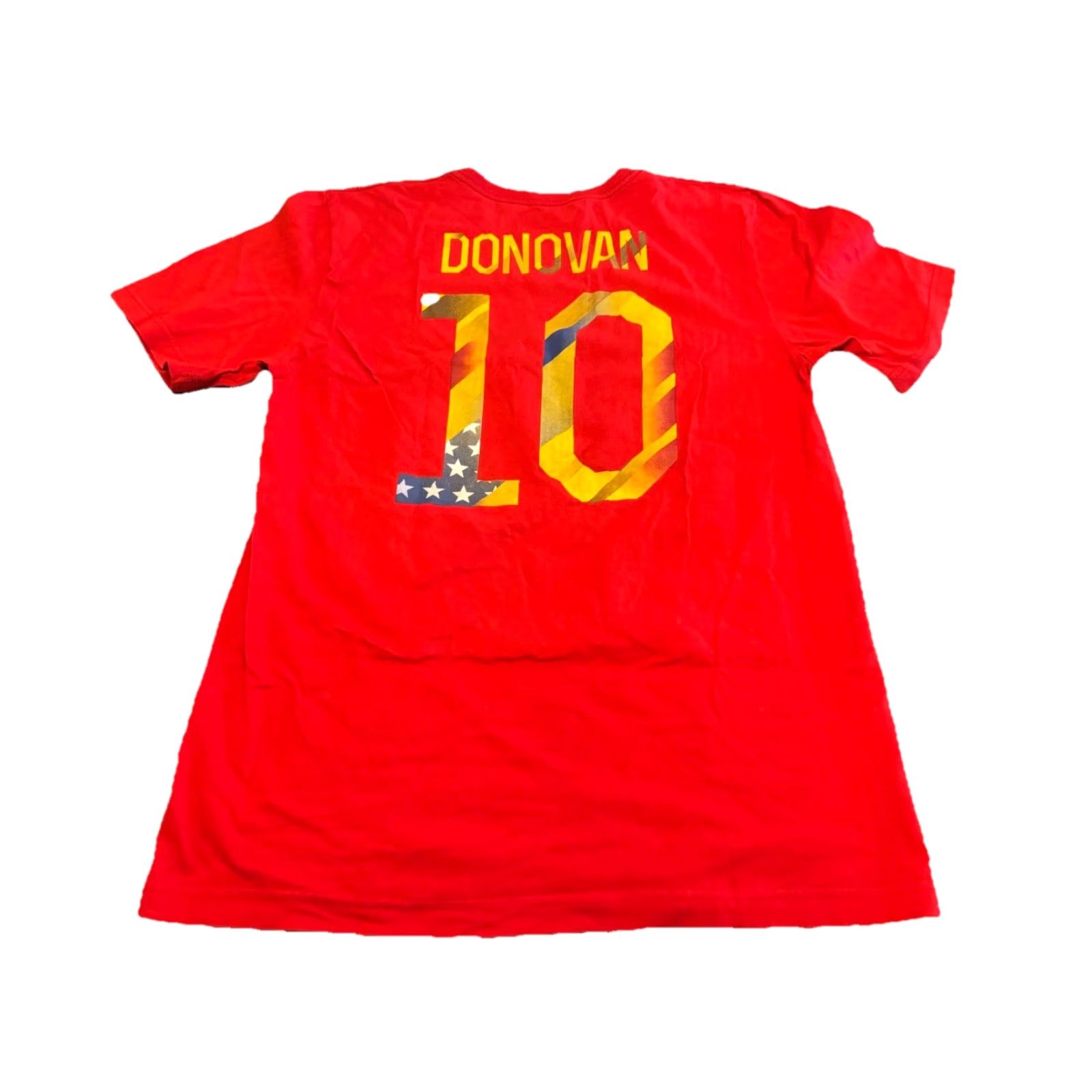 Nike Nike Landon Donovan T-Shirt Men’s Soccer USA Tee Shirt Red Short Sleeve Crew Neck 2010s Cotton Jersey Logo Shirt M/L Size US L / EU 52-54 / 3 - 2 Thumbnail