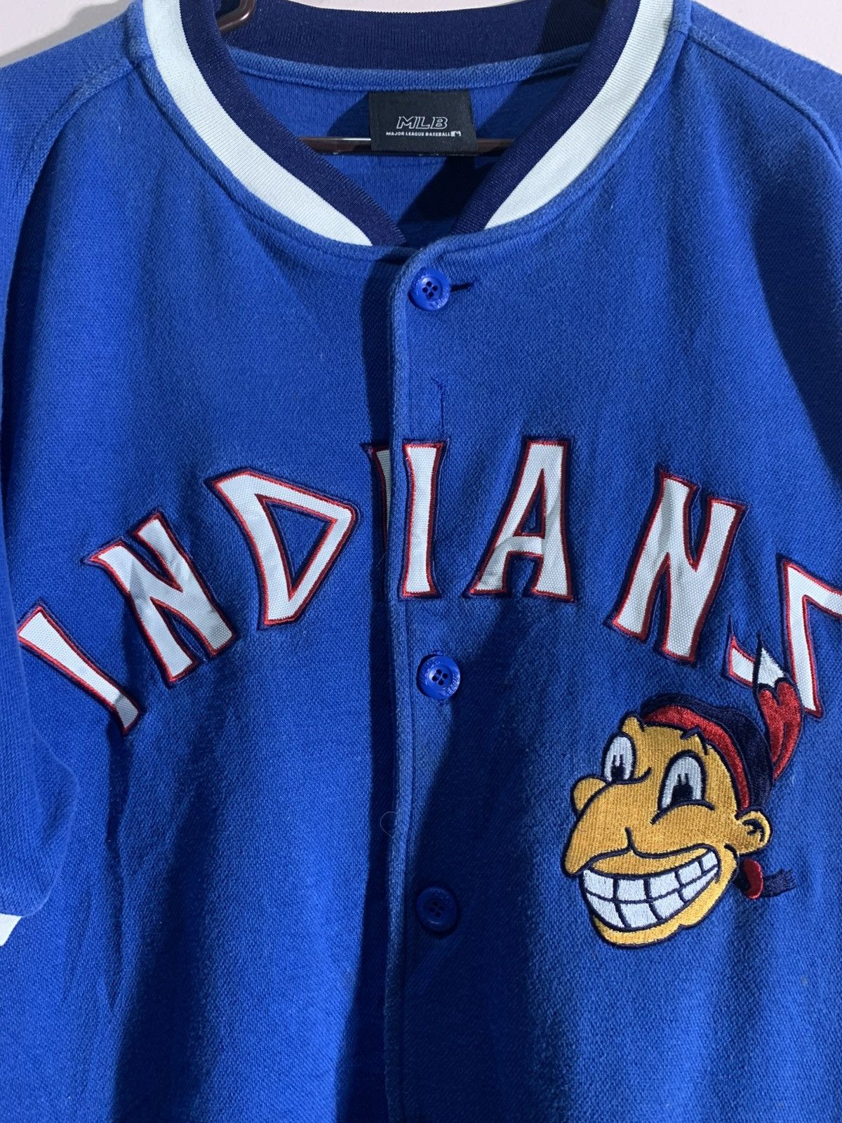 MLB MLB Vintage Cleveland Indians Baseball Jersey Size US XL / EU 56 / 4 - 5 Thumbnail