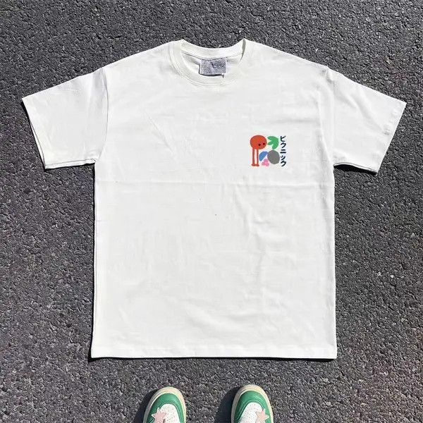 Japanese Brand Minami x Kawa Floral print white retro loose tee Size US M / EU 48-50 / 2 - 2 Thumbnail
