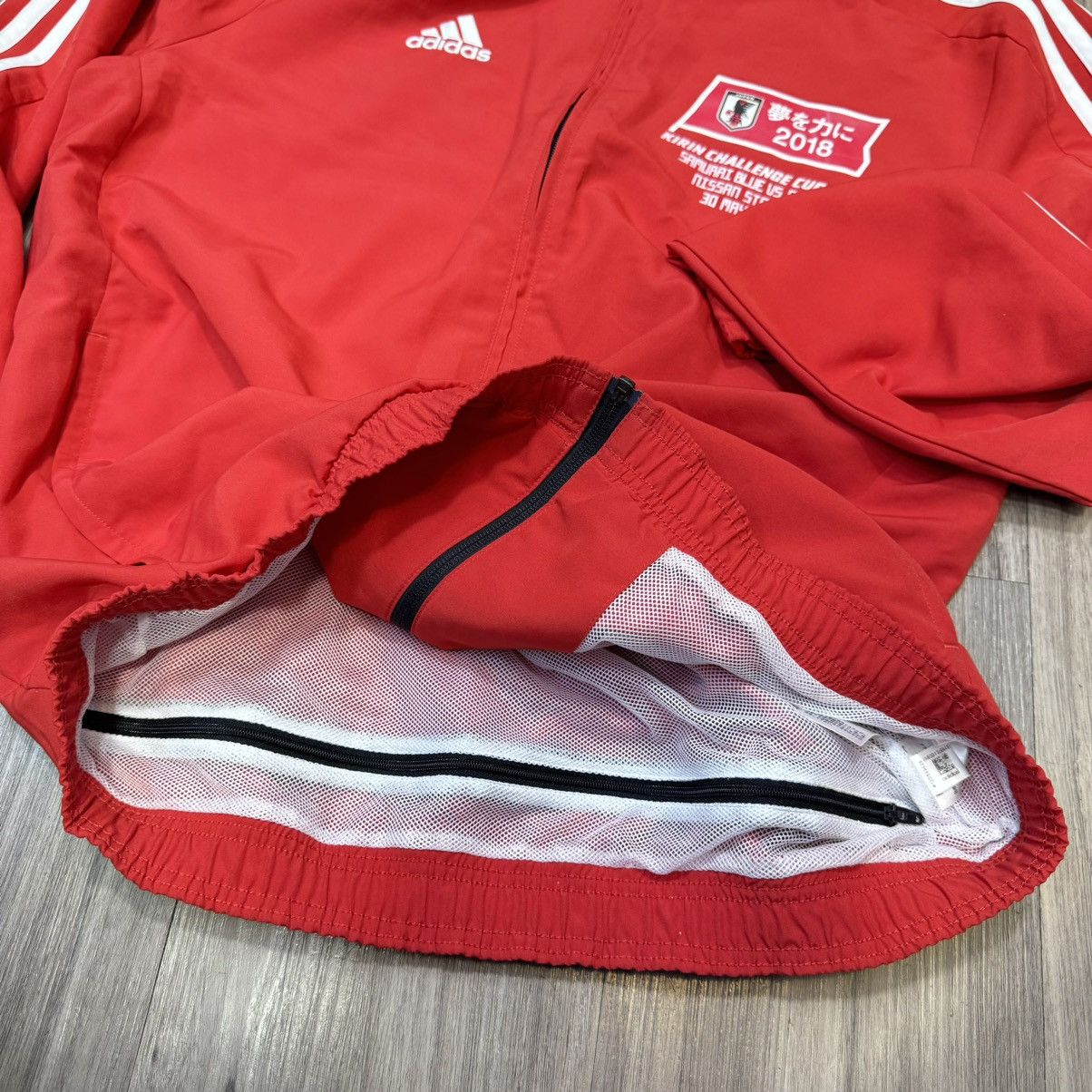 Adidas × Japanese Brand Japan KIRIN challenge 2018 player issue/worn jacket Size US L / EU 52-54 / 3 - 5 Thumbnail